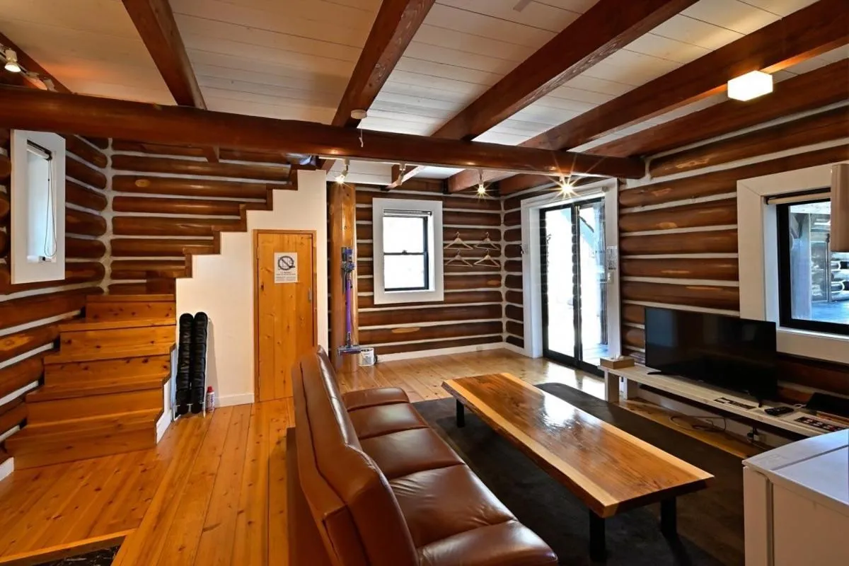 Living room in LOG HOUSE at Shima