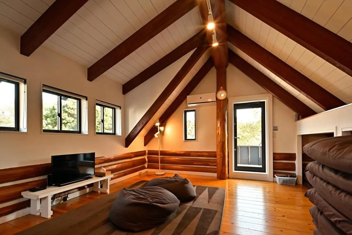 Bedroom in LOG HOUSE at Shima