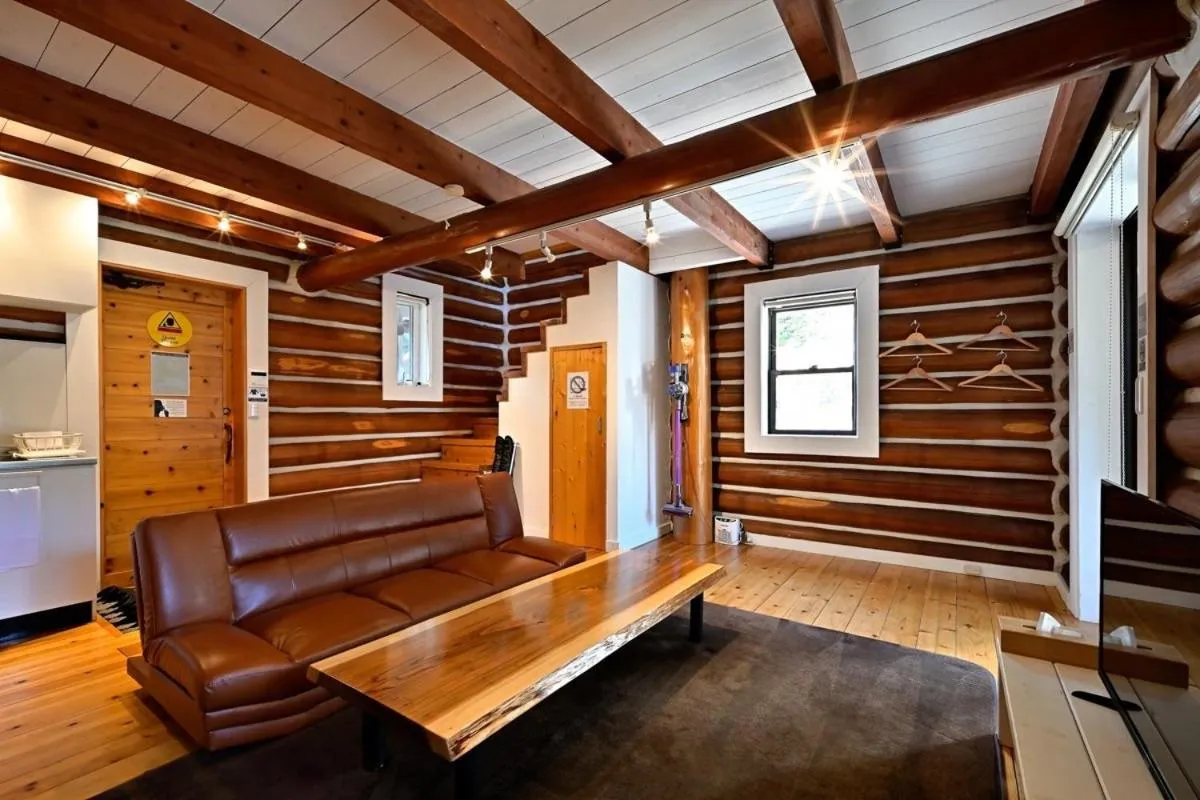 Living room in LOG HOUSE at Shima