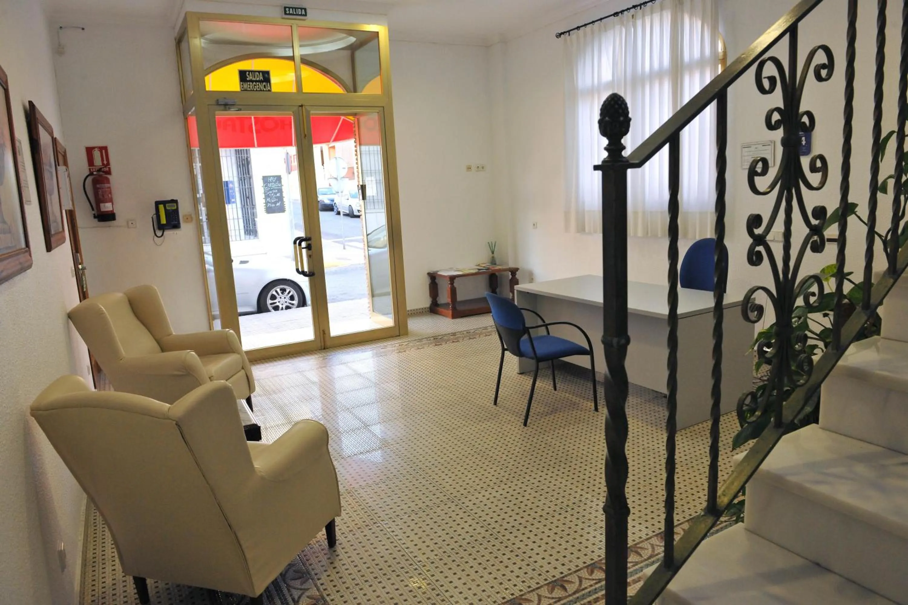 Lobby or reception in Hostal Puerto Lepe