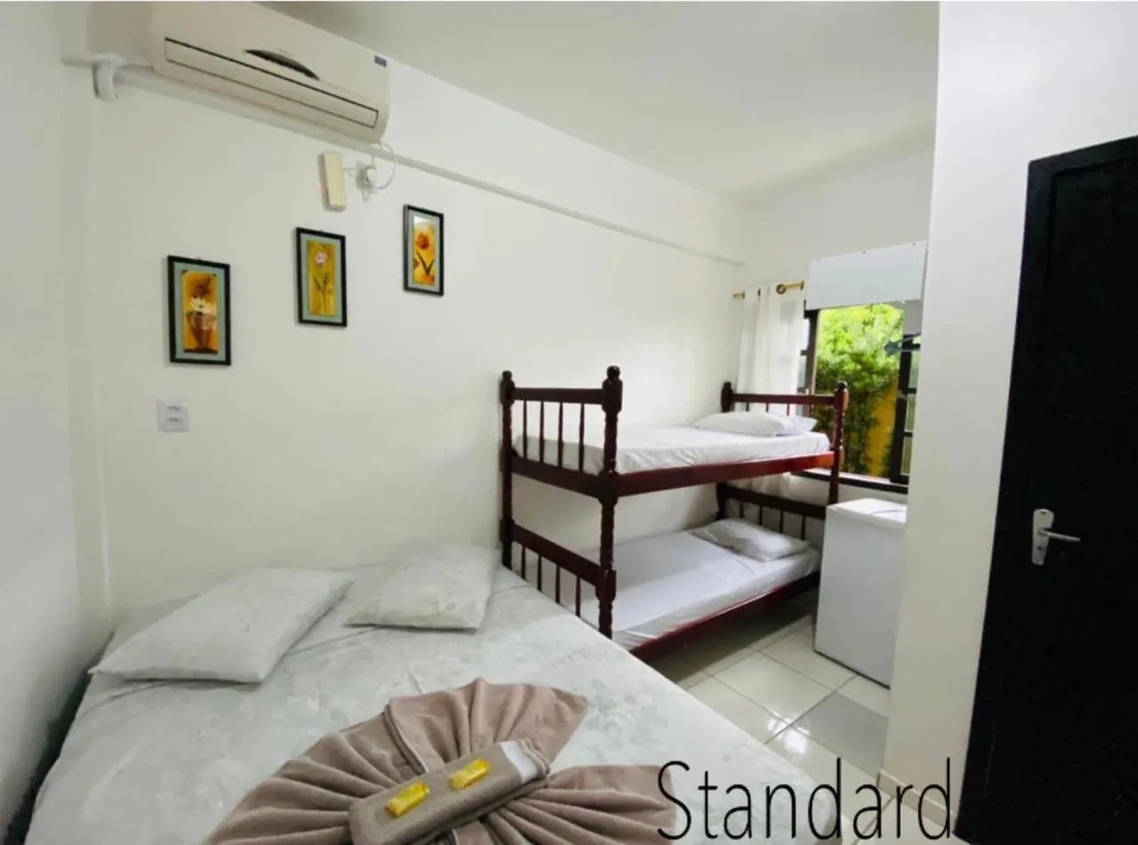 Bed in Pousada Juliane