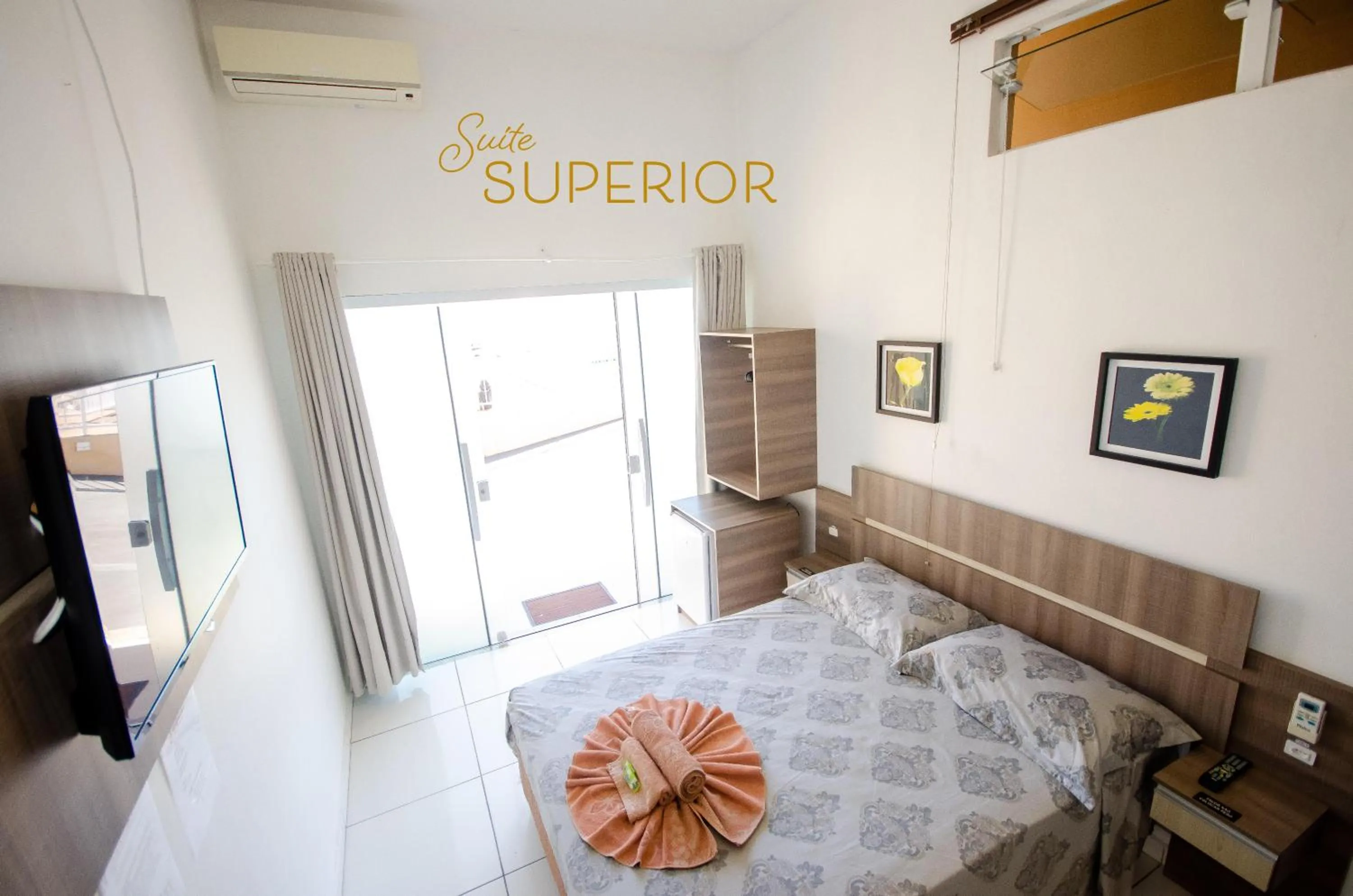 Bed in Pousada Juliane