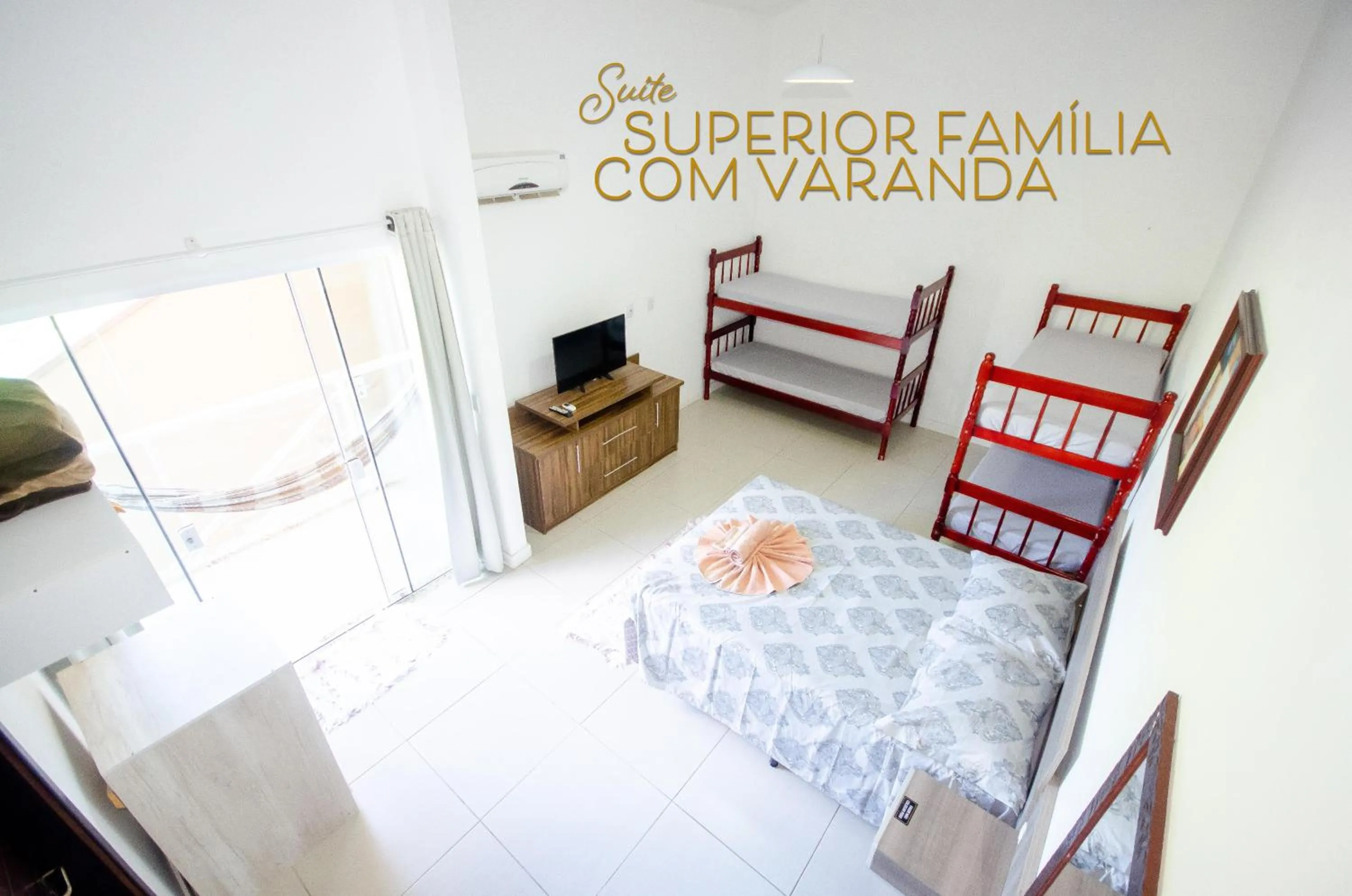 Bed in Pousada Juliane