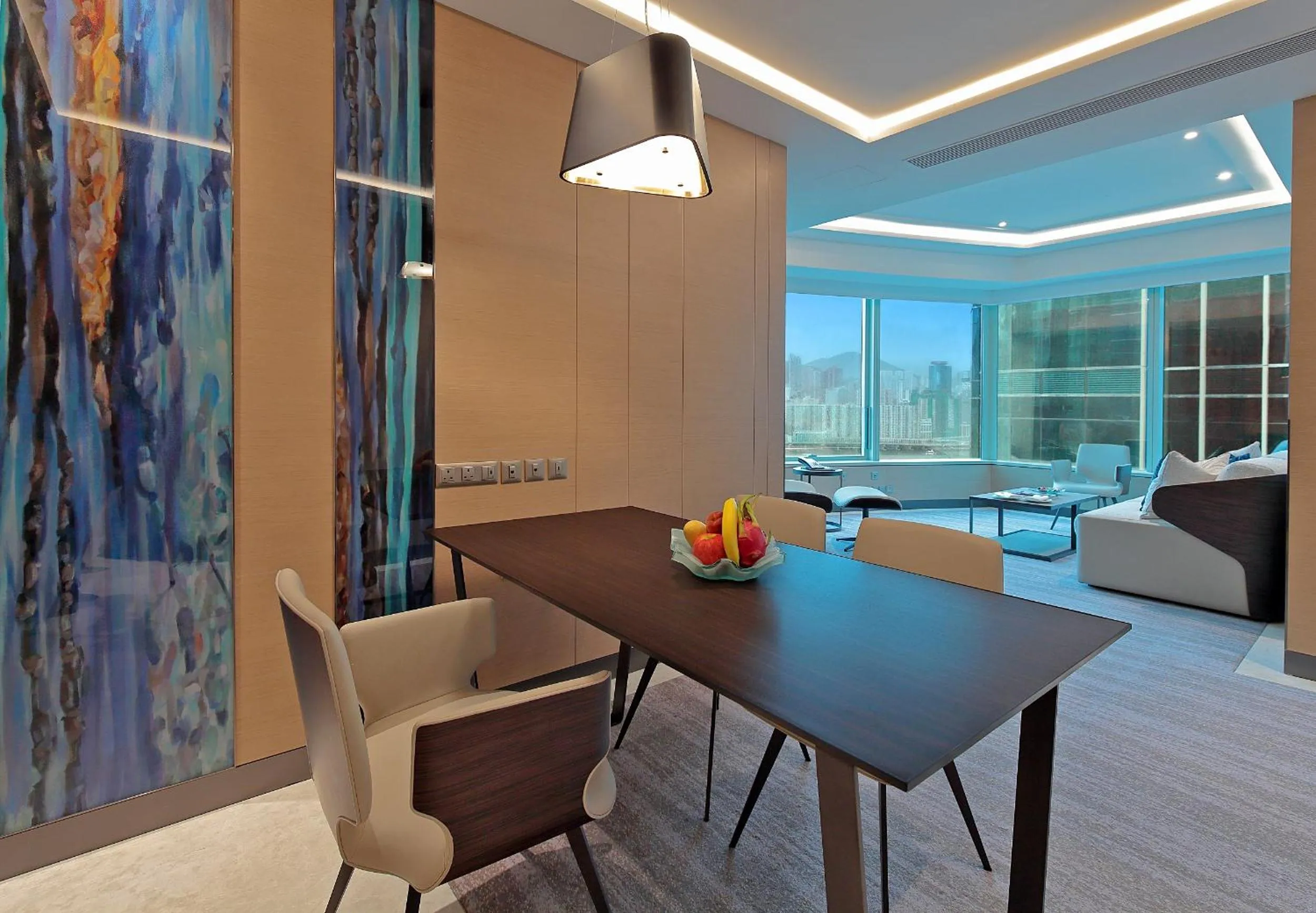 Living room in Harbour Grand Kowloon