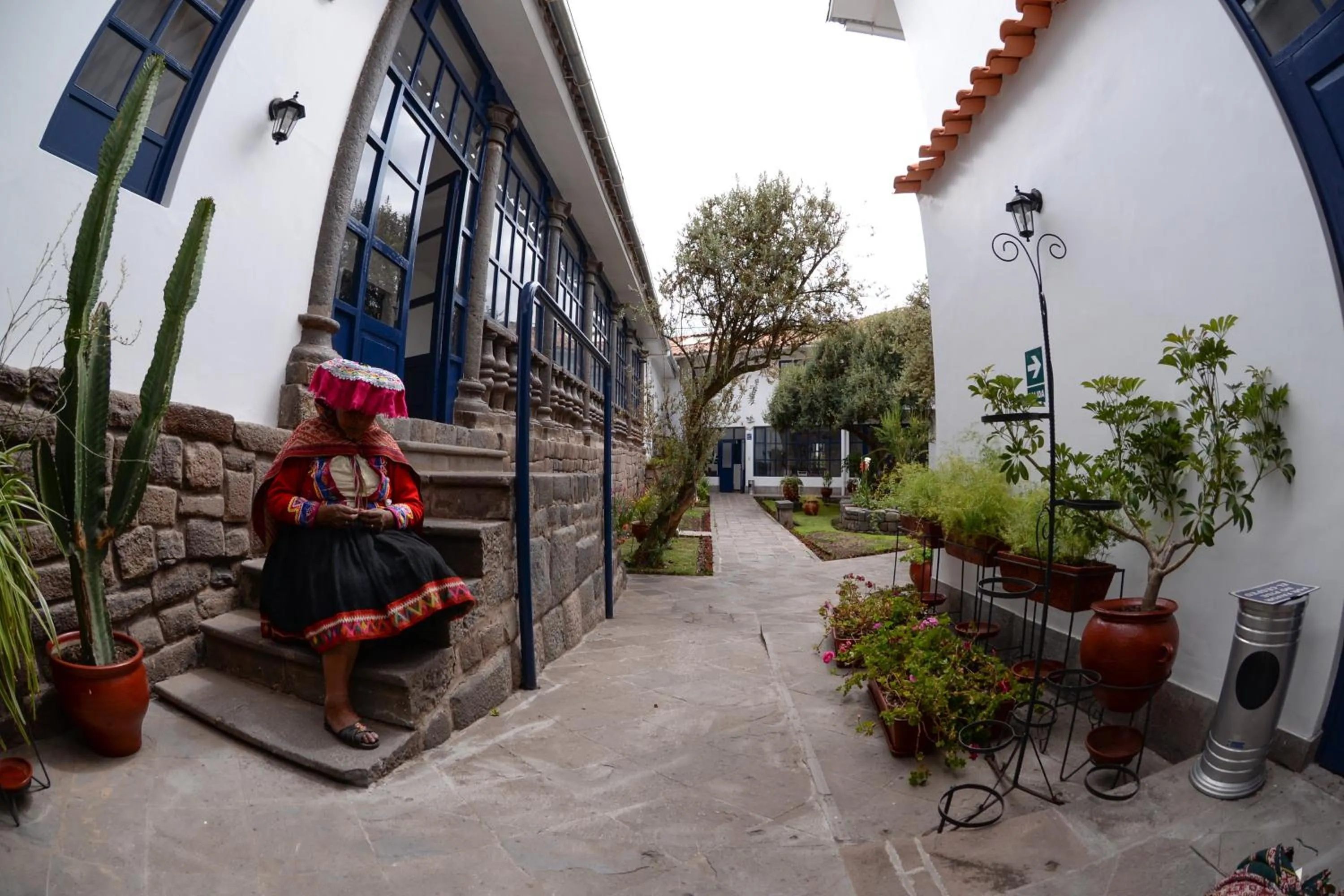 Garden in La Casa de Fray Bartolome