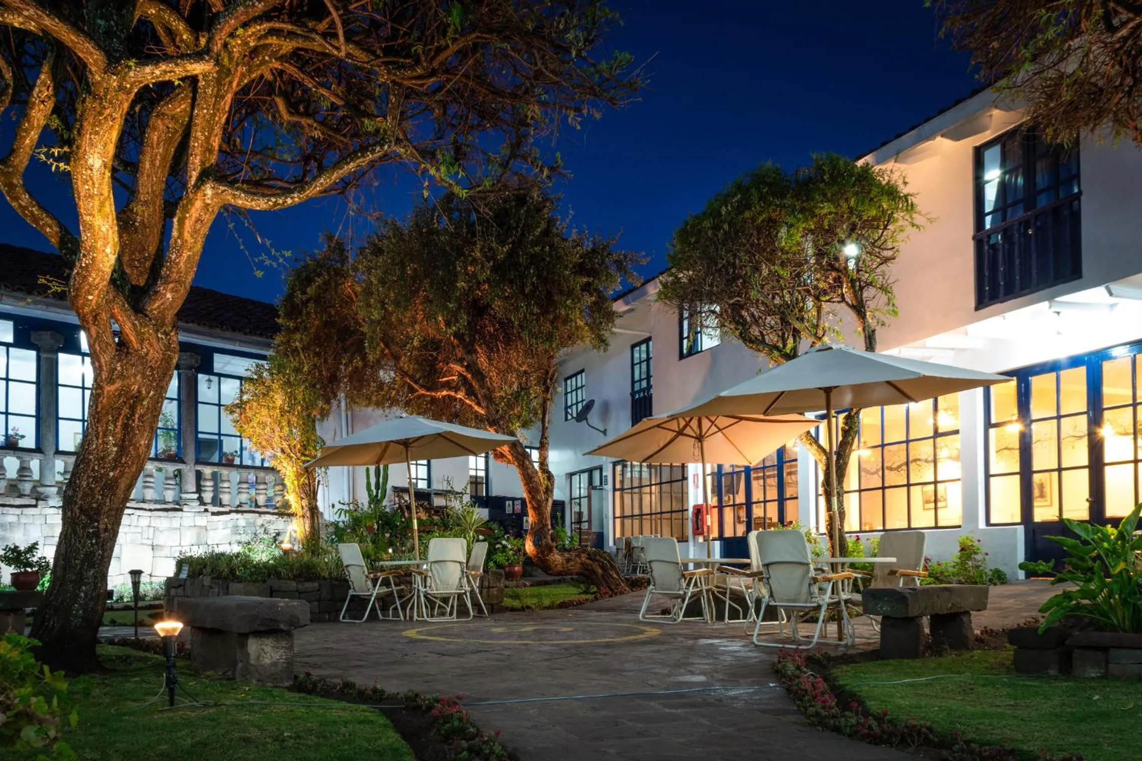 Garden in La Casa de Fray Bartolome