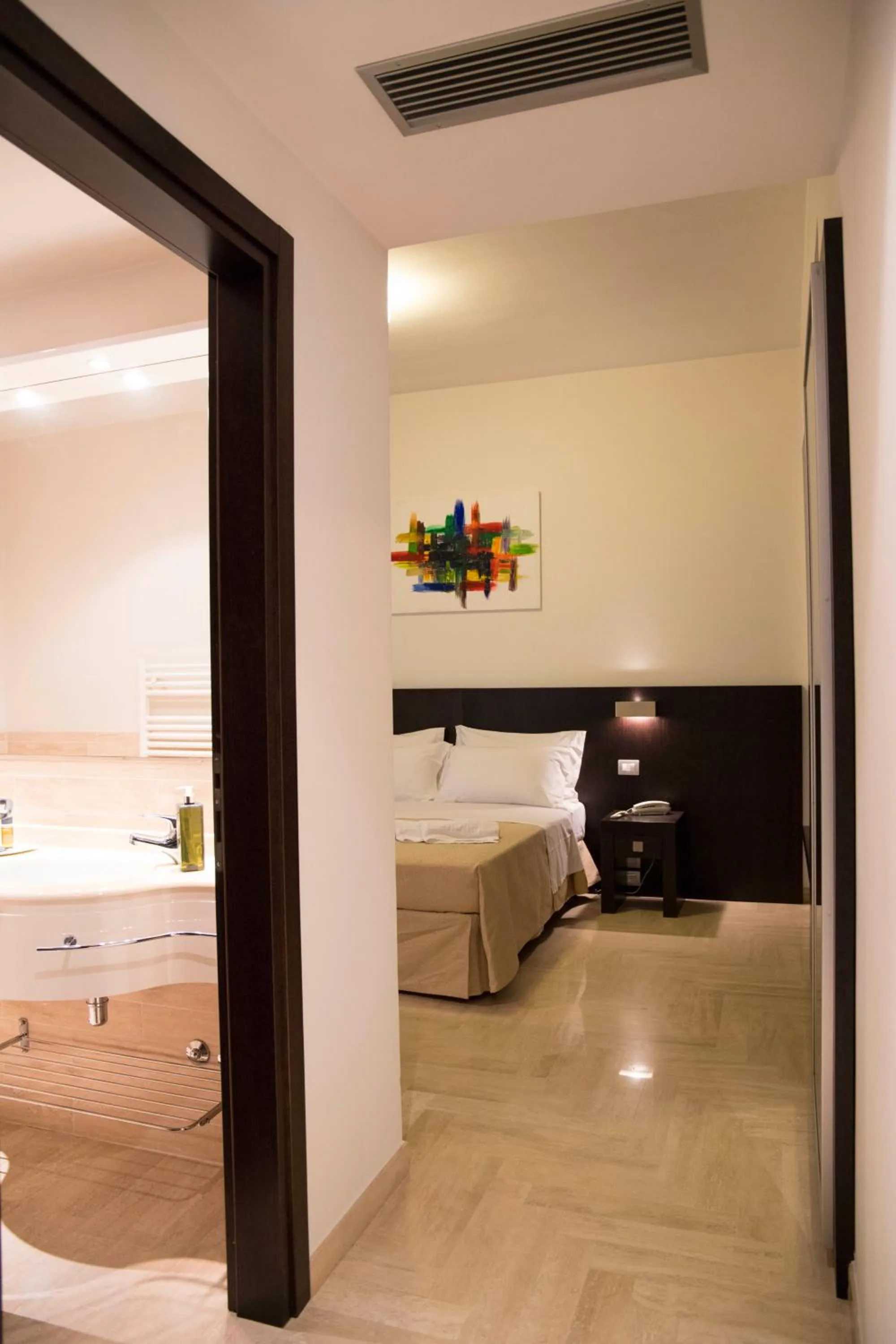 Bed in Albergo Cantiani