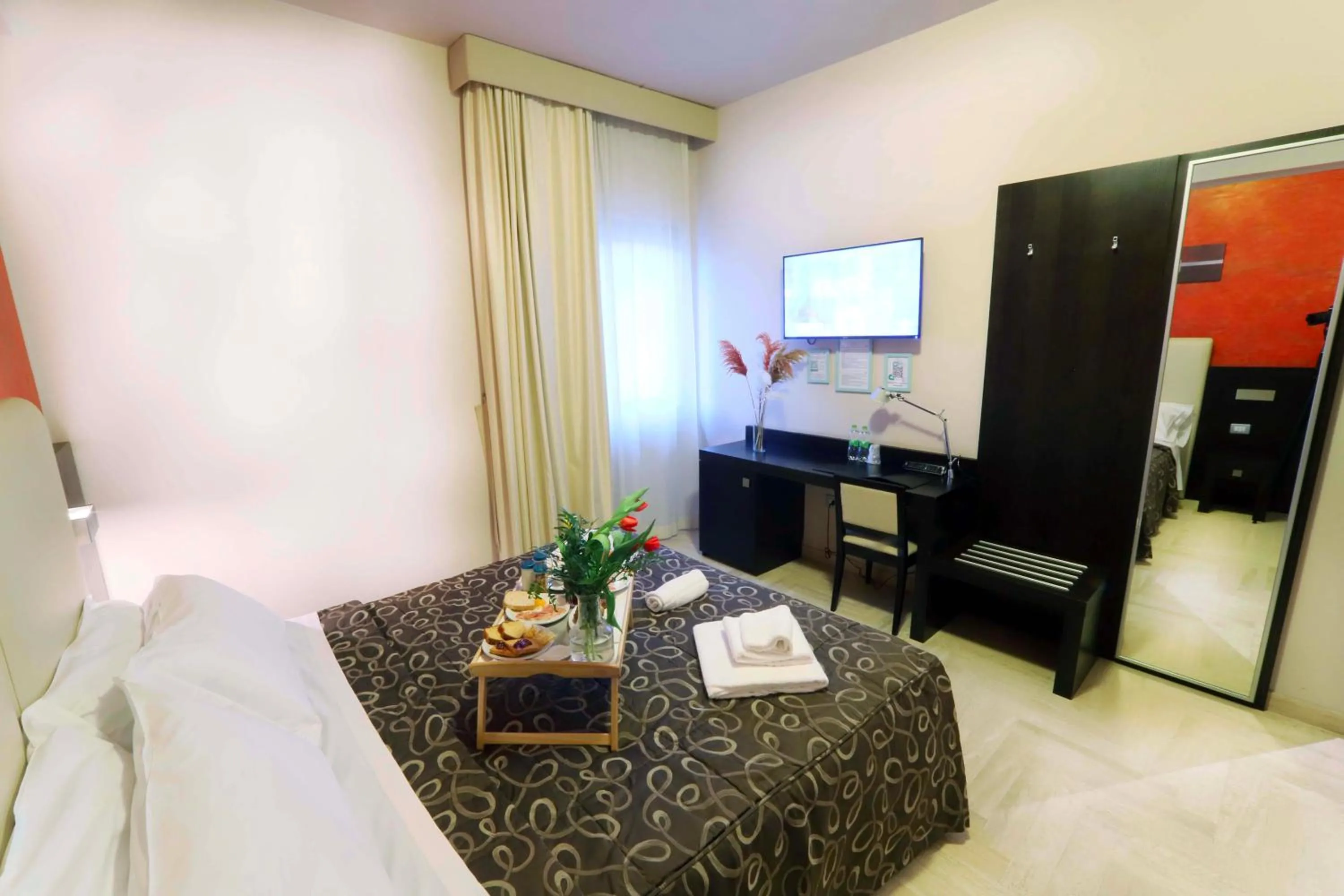 Bed in Albergo Cantiani