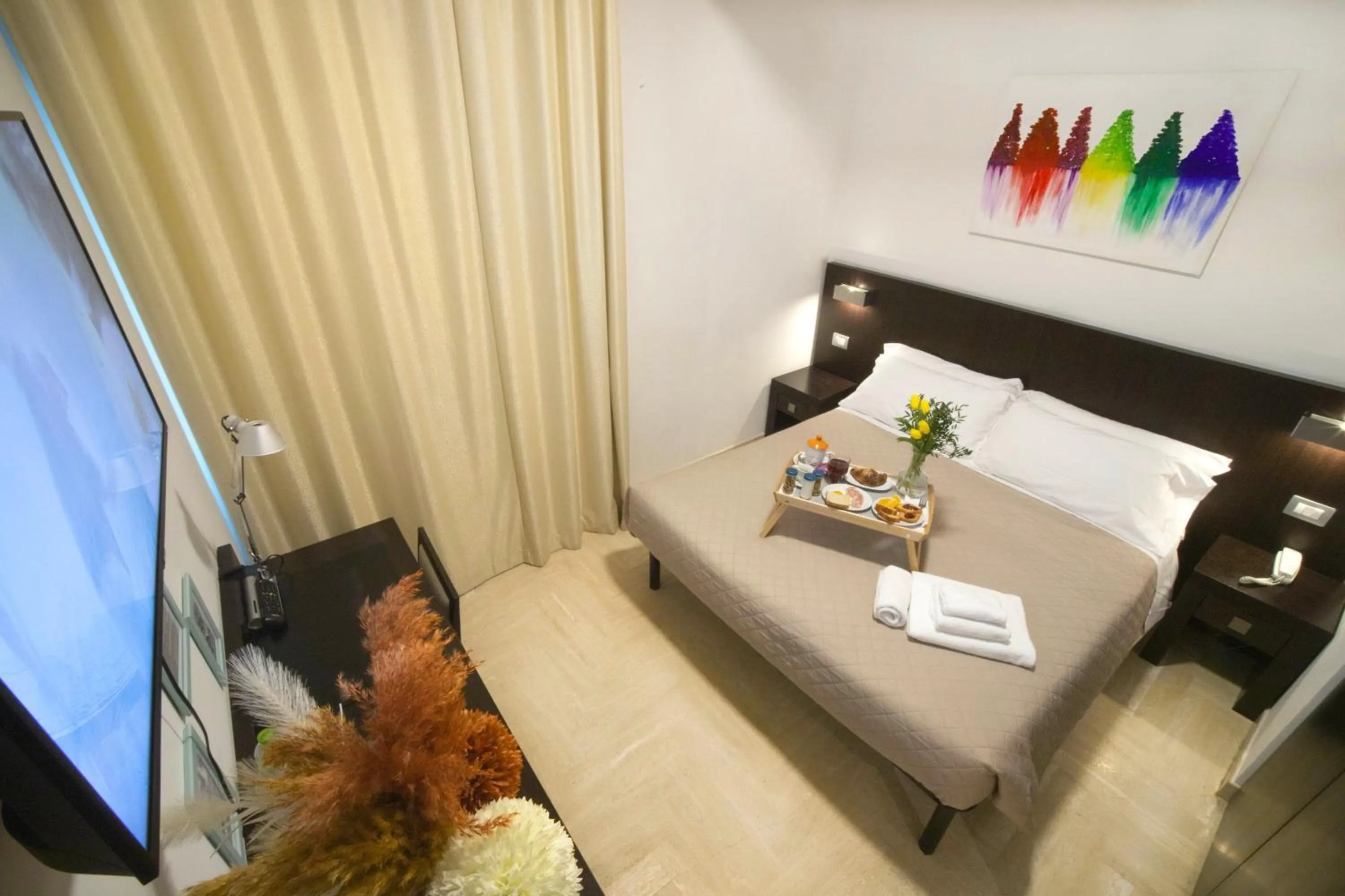 Bed in Albergo Cantiani