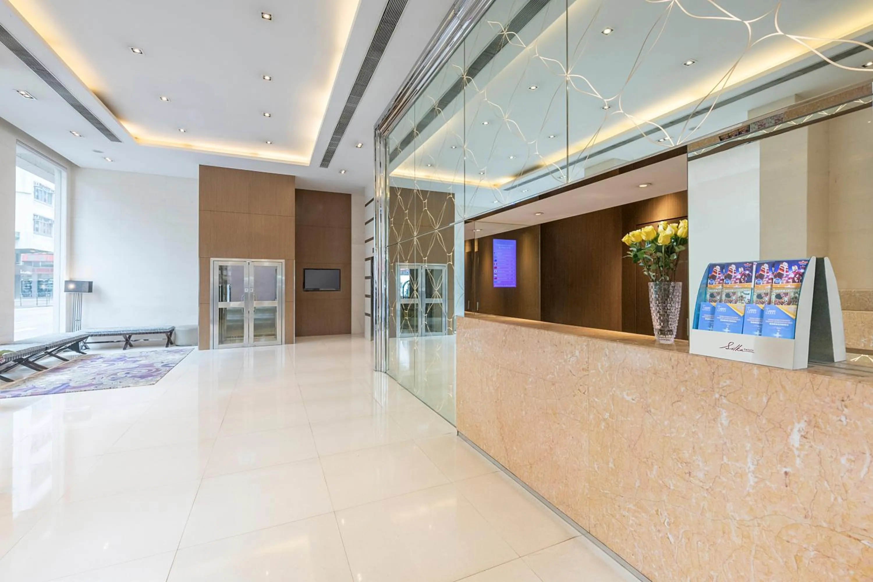 Lobby or reception in Silka Seaview Hotel