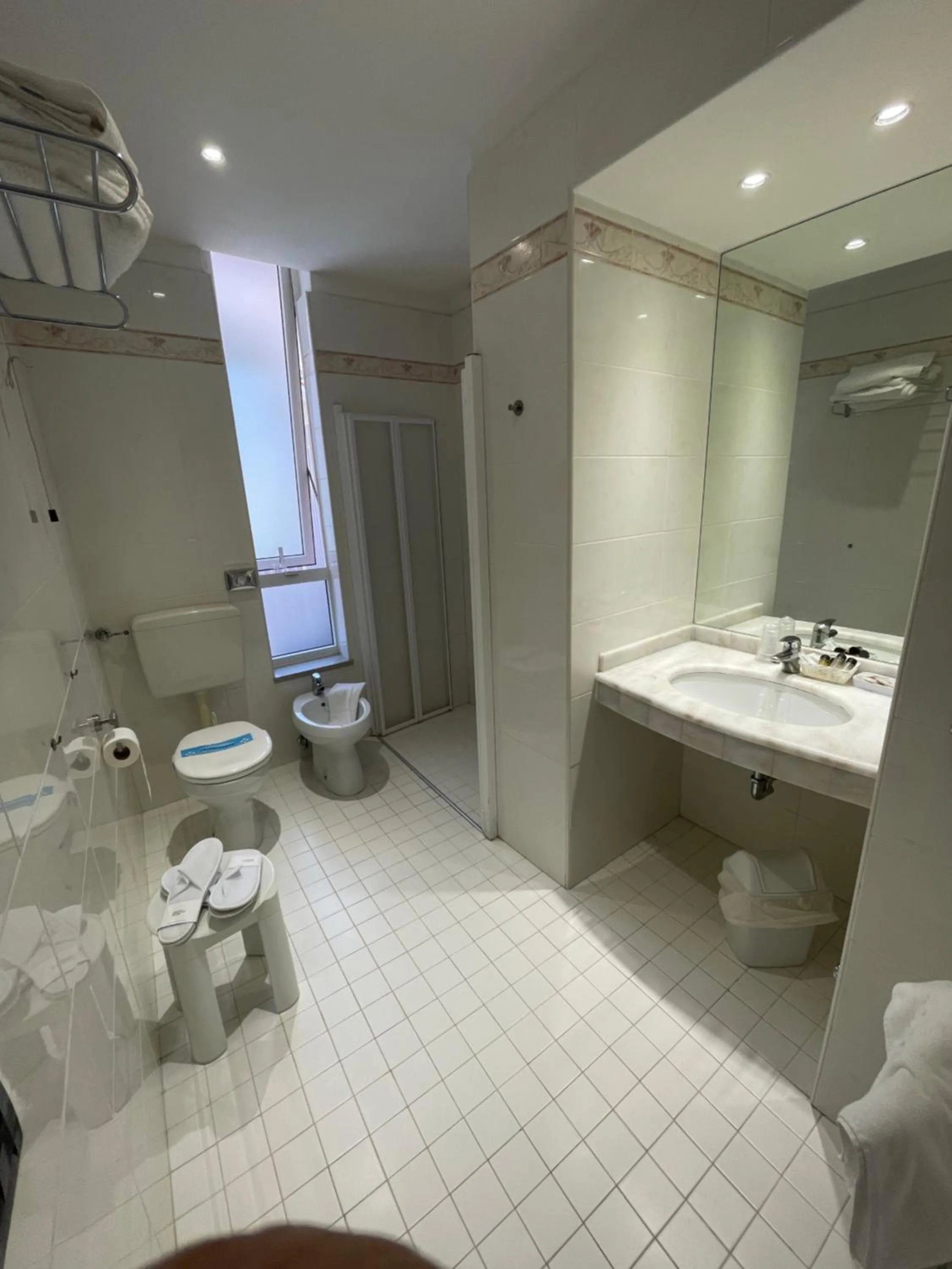 Shower in Hotel Conca Verde