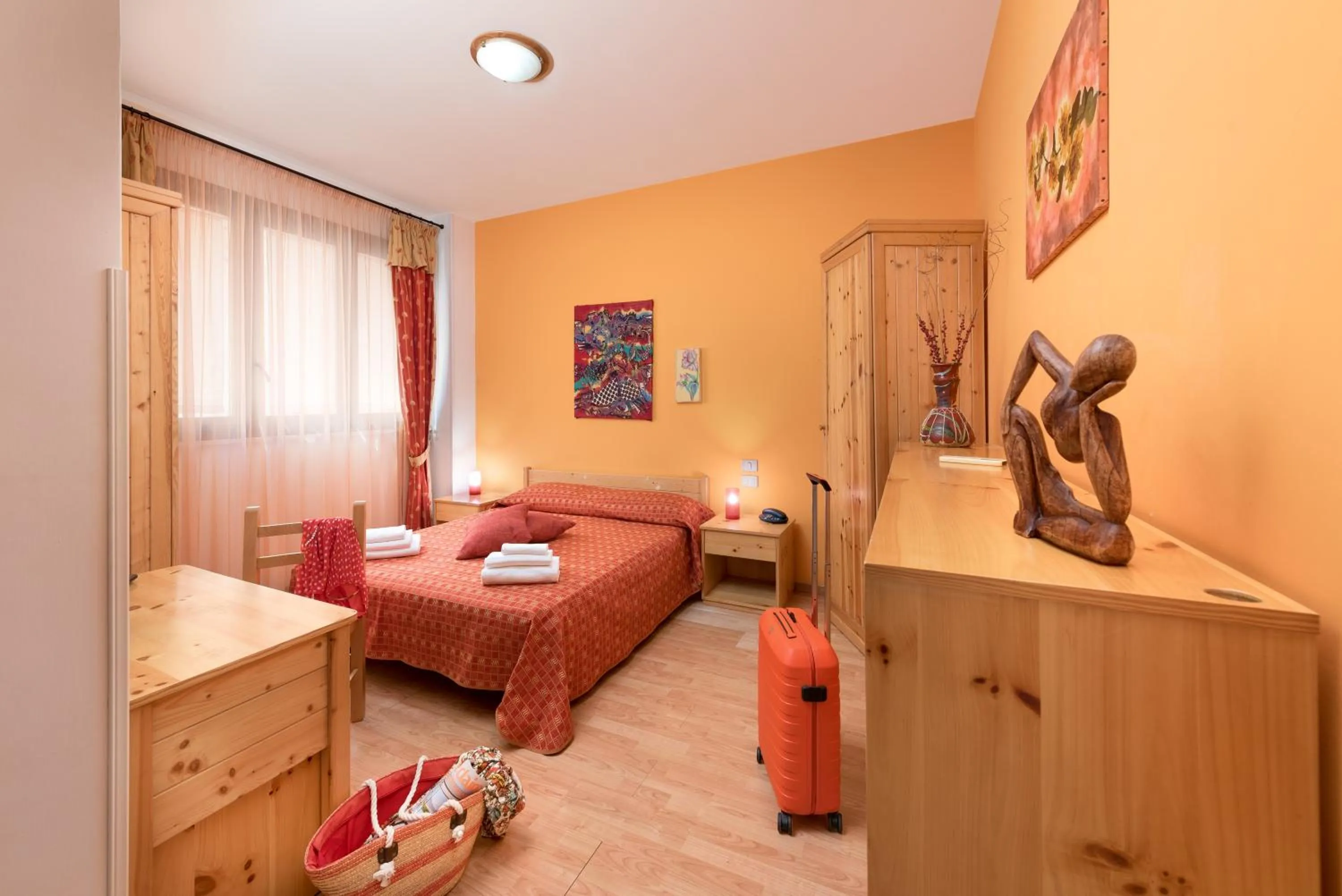 Bed in Hotel Halimeda