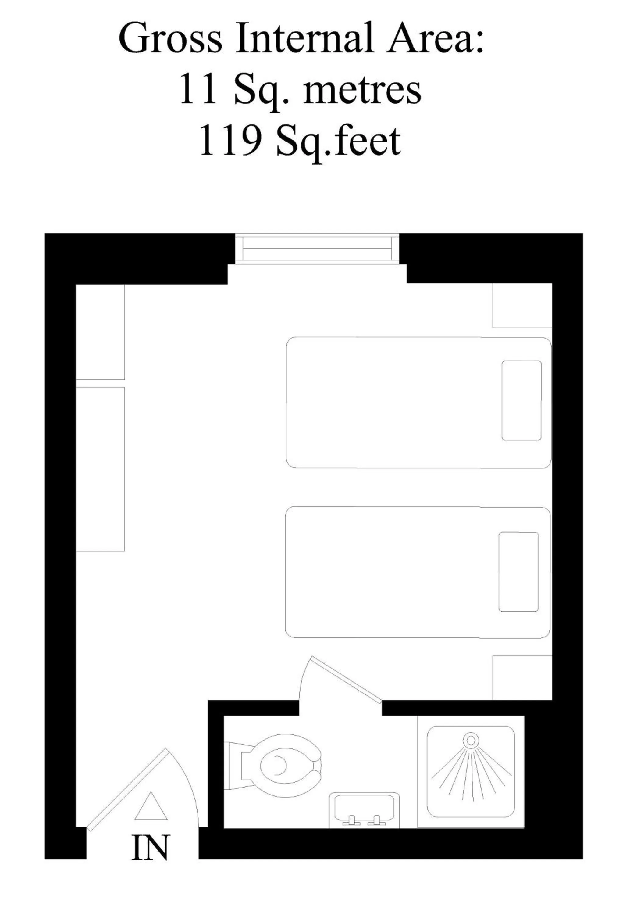 Floor plan in Angus Hotel