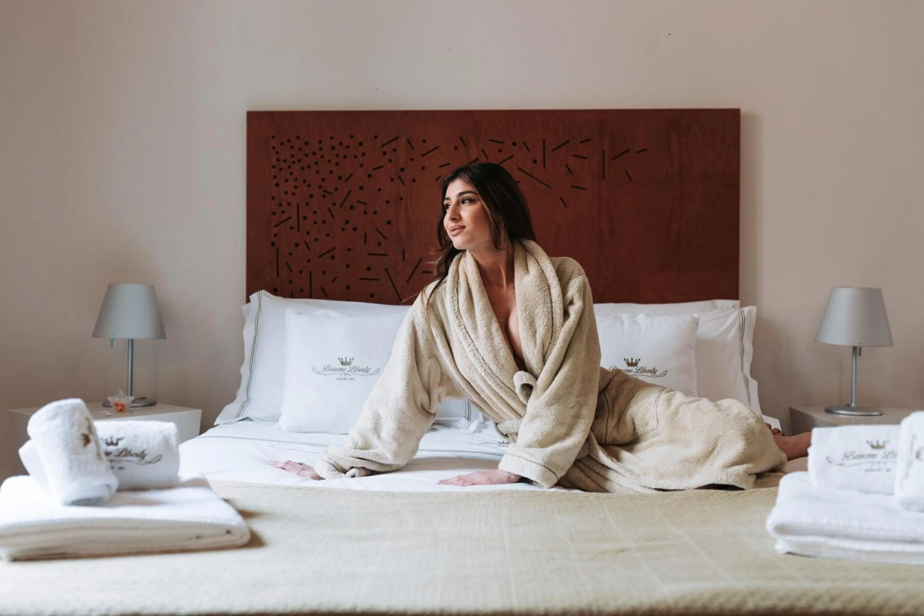 Bed in Barone Liberty & Luxury SPA-Boutique Hotel