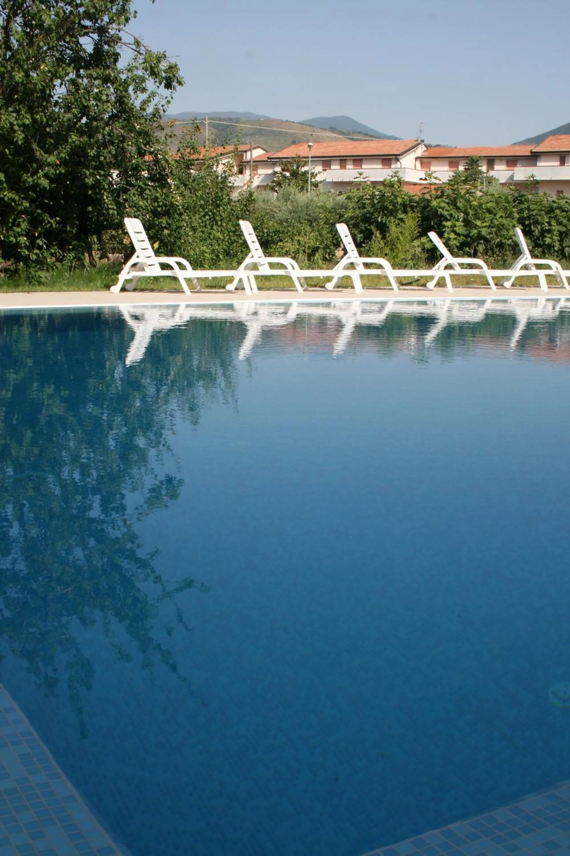 Pool view in Hotel Residence Turium