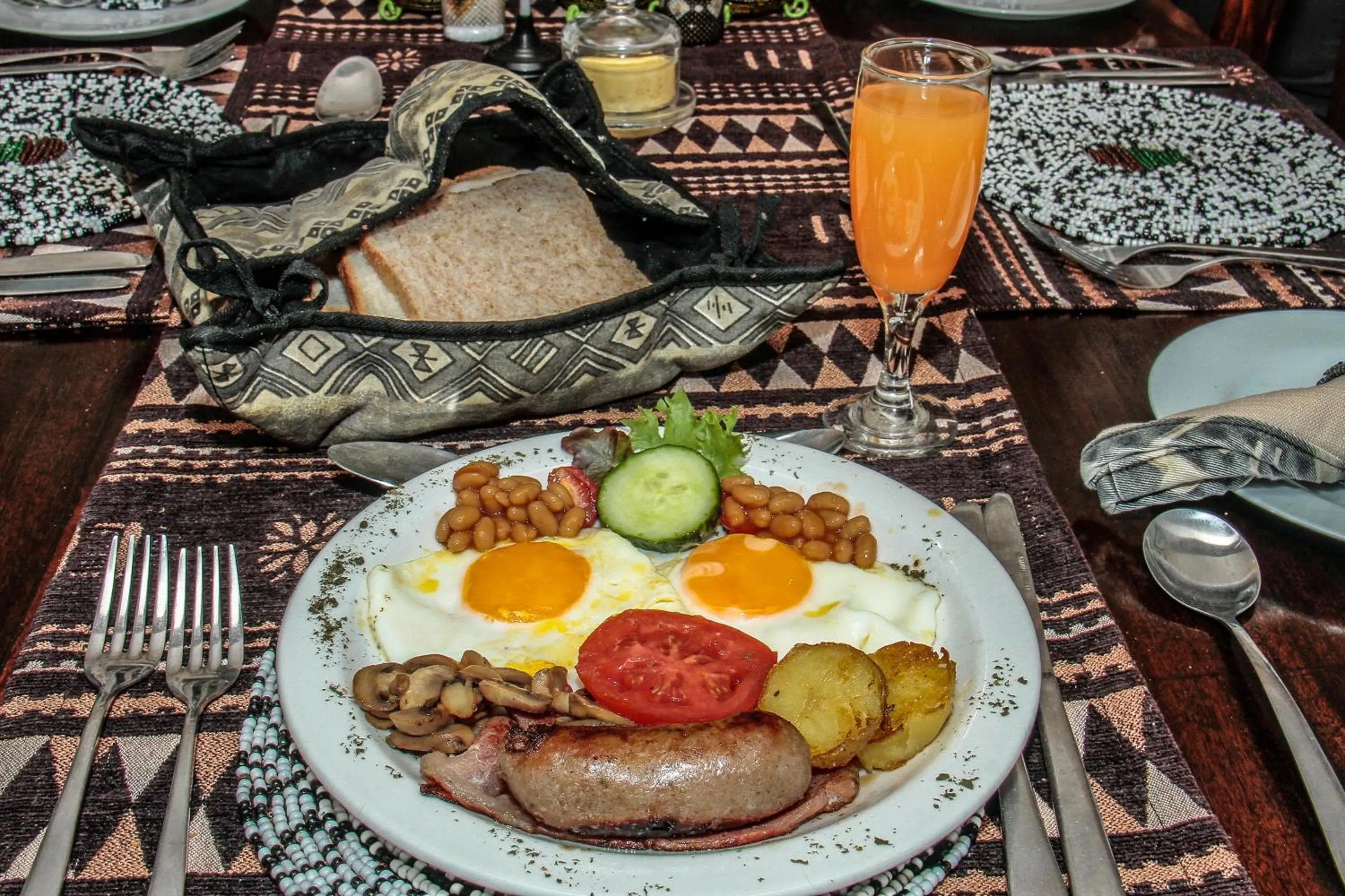 Breakfast in Acorn B&B in Durban