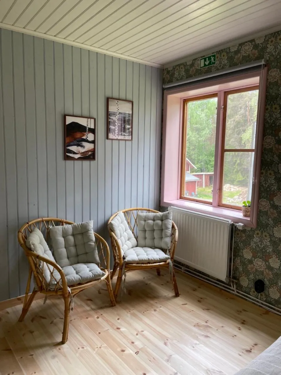 Seating area in Turistgården Särna