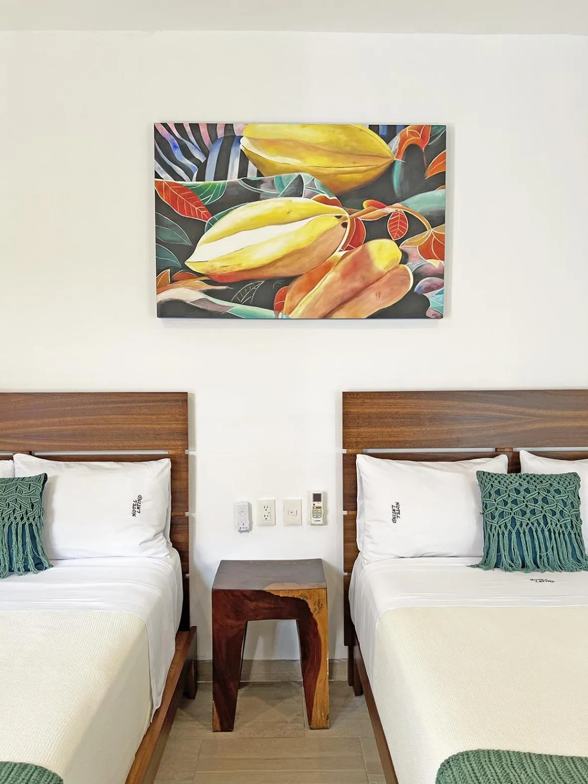 Bed in Latino Hotel Boutique