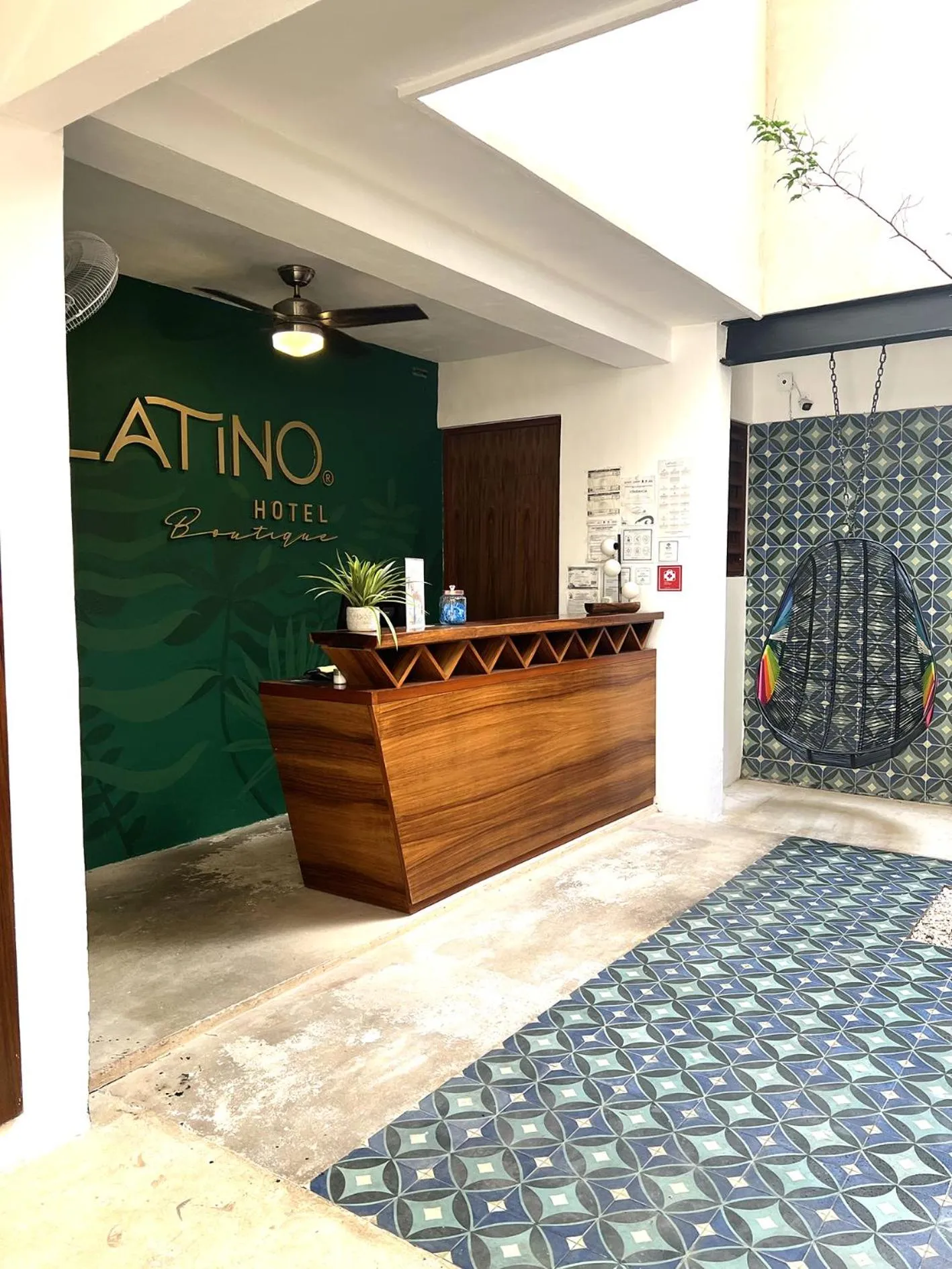 Lobby or reception in Latino Hotel Boutique