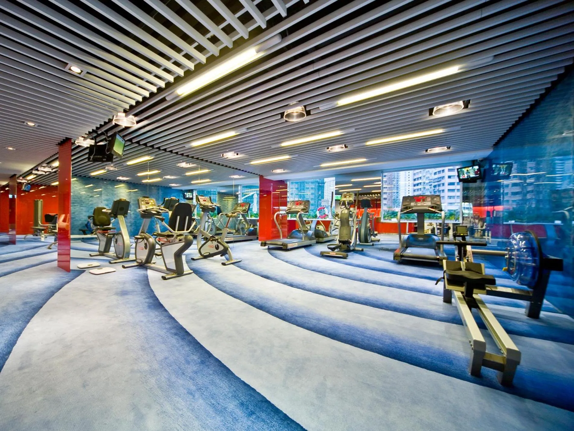 Fitness centre/facilities in Panda Hotel