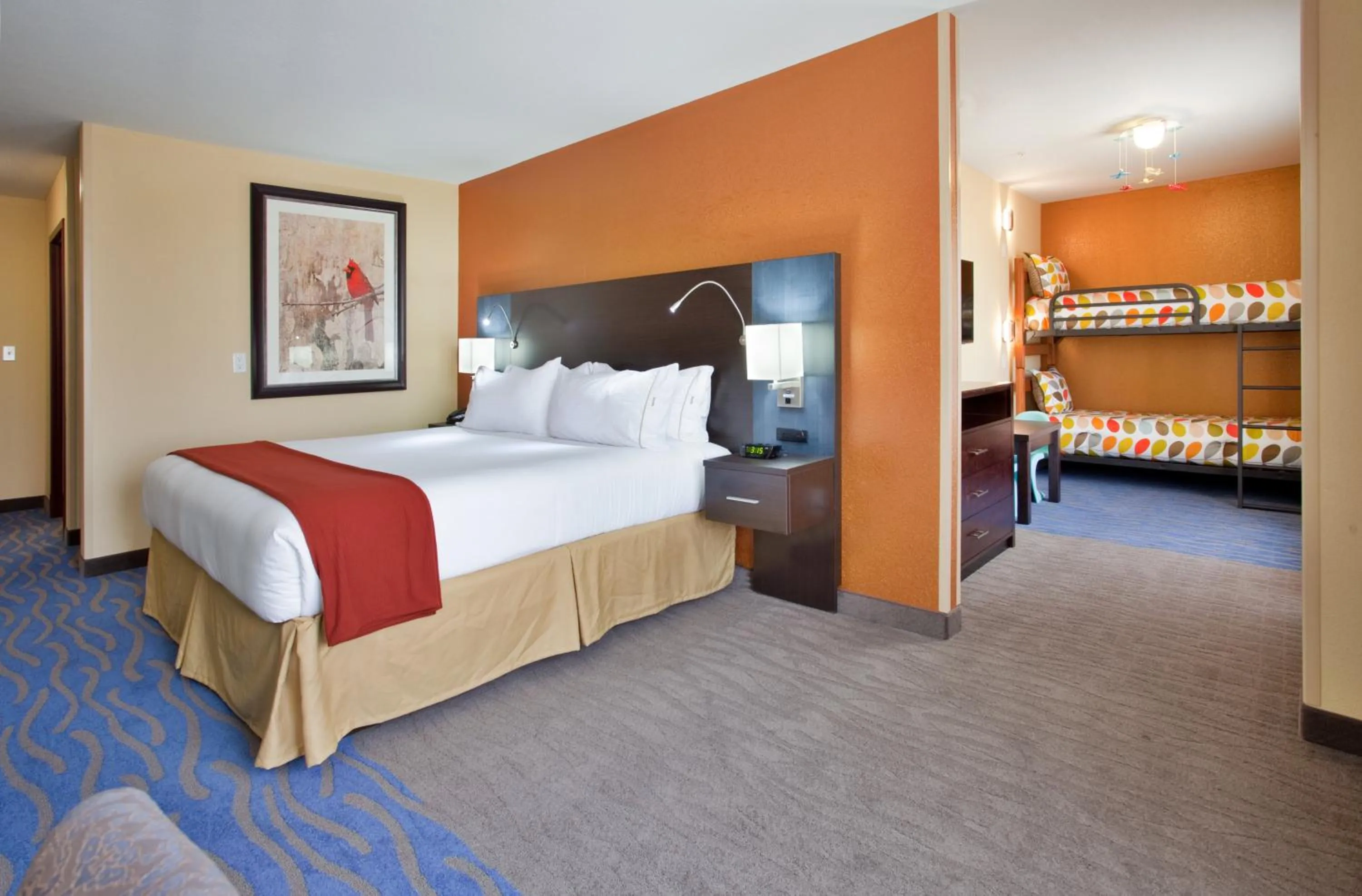 Bedroom, Bed in Holiday Inn Express & Suites St Louis Airport by IHG