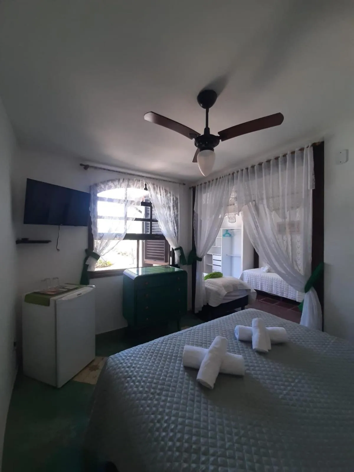 Bed in Pousada Chez Moi