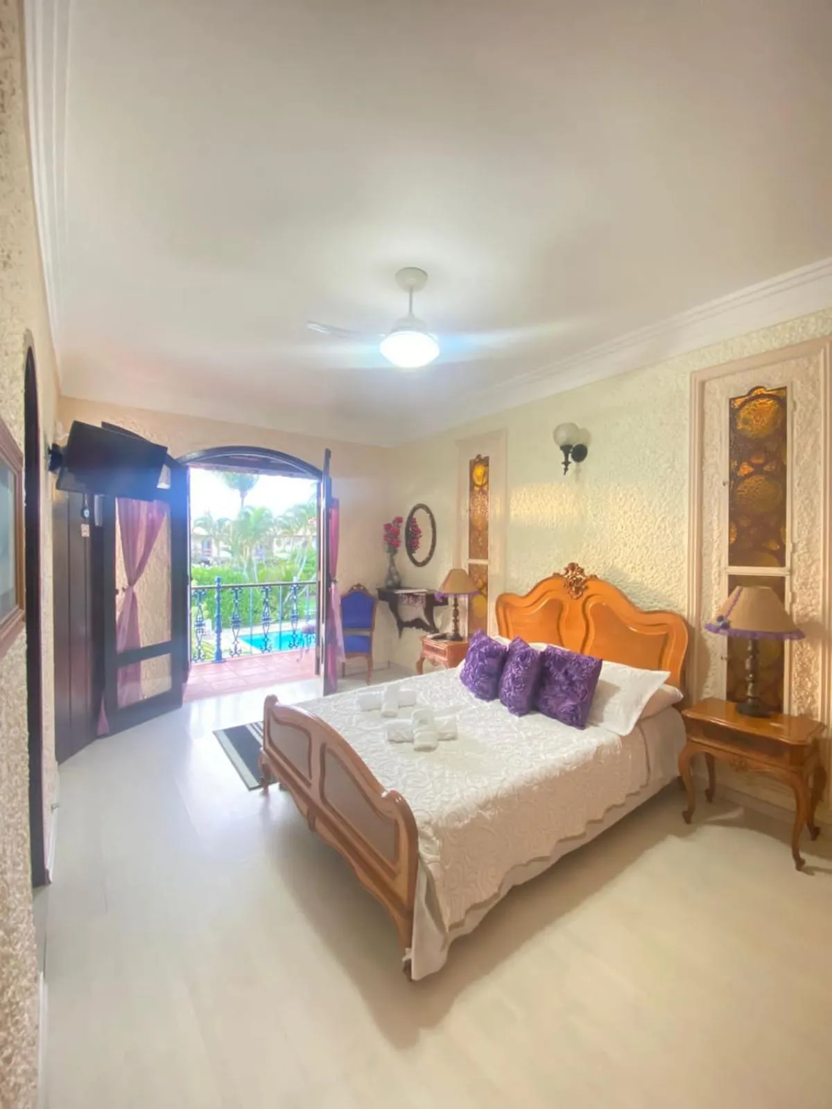 Bed in Pousada Chez Moi