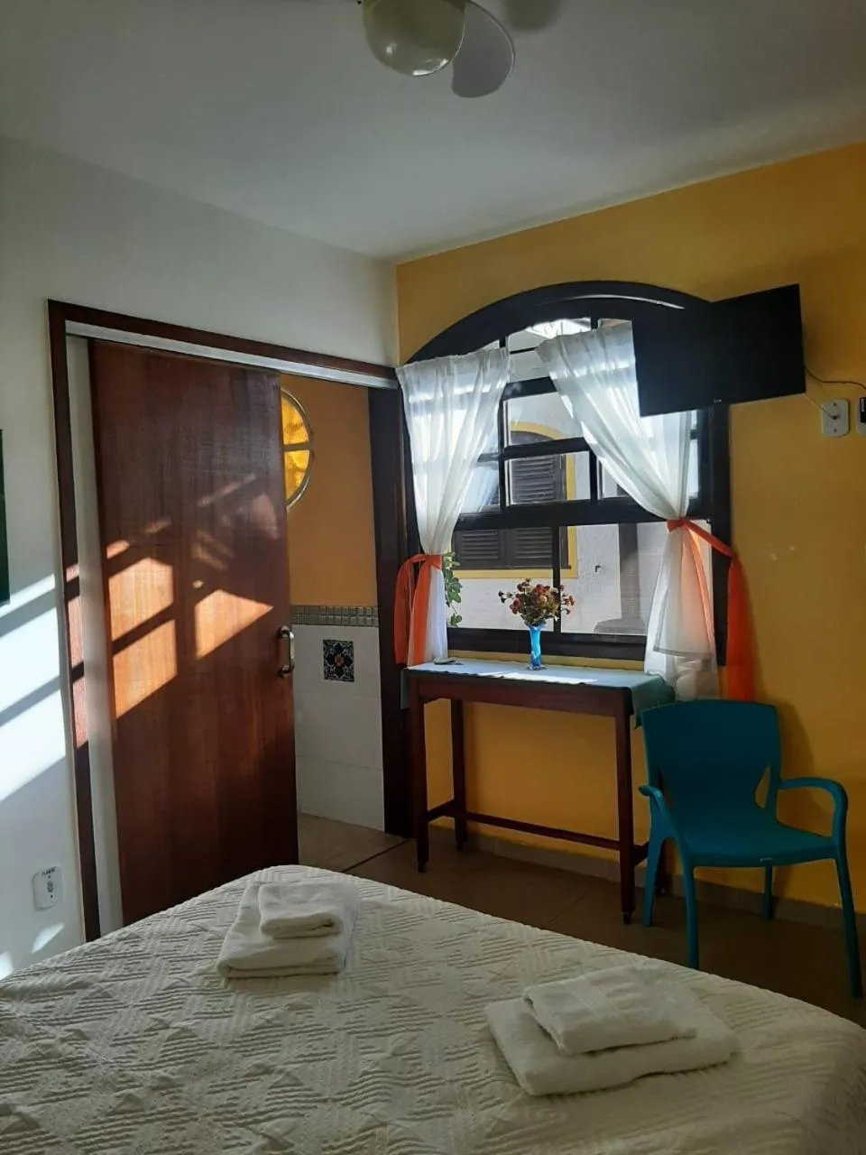 Bed in Pousada Chez Moi