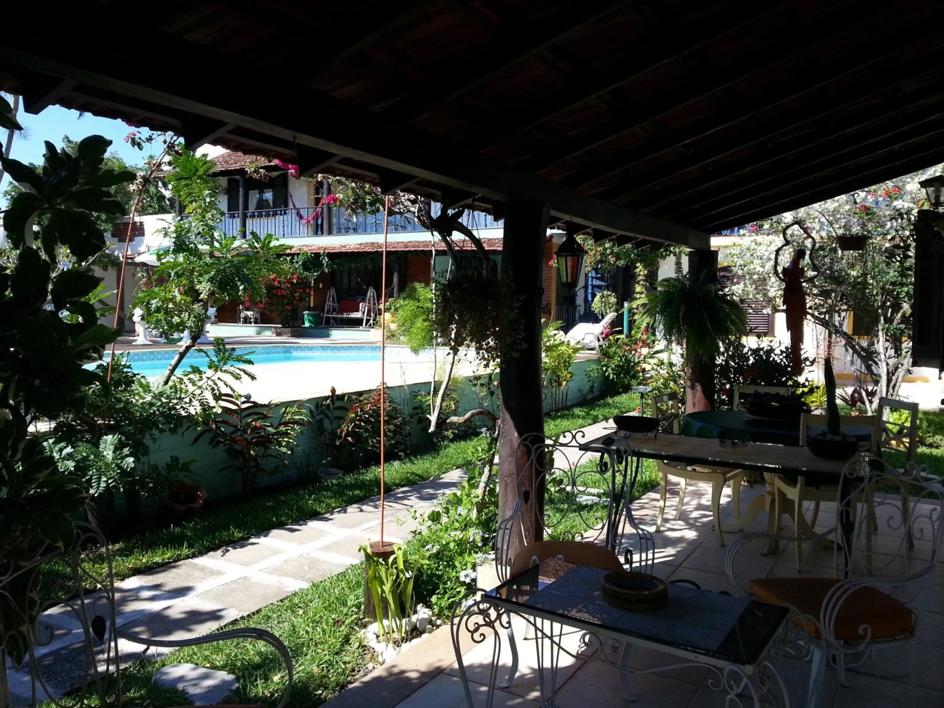 Decorative detail in Pousada Chez Moi