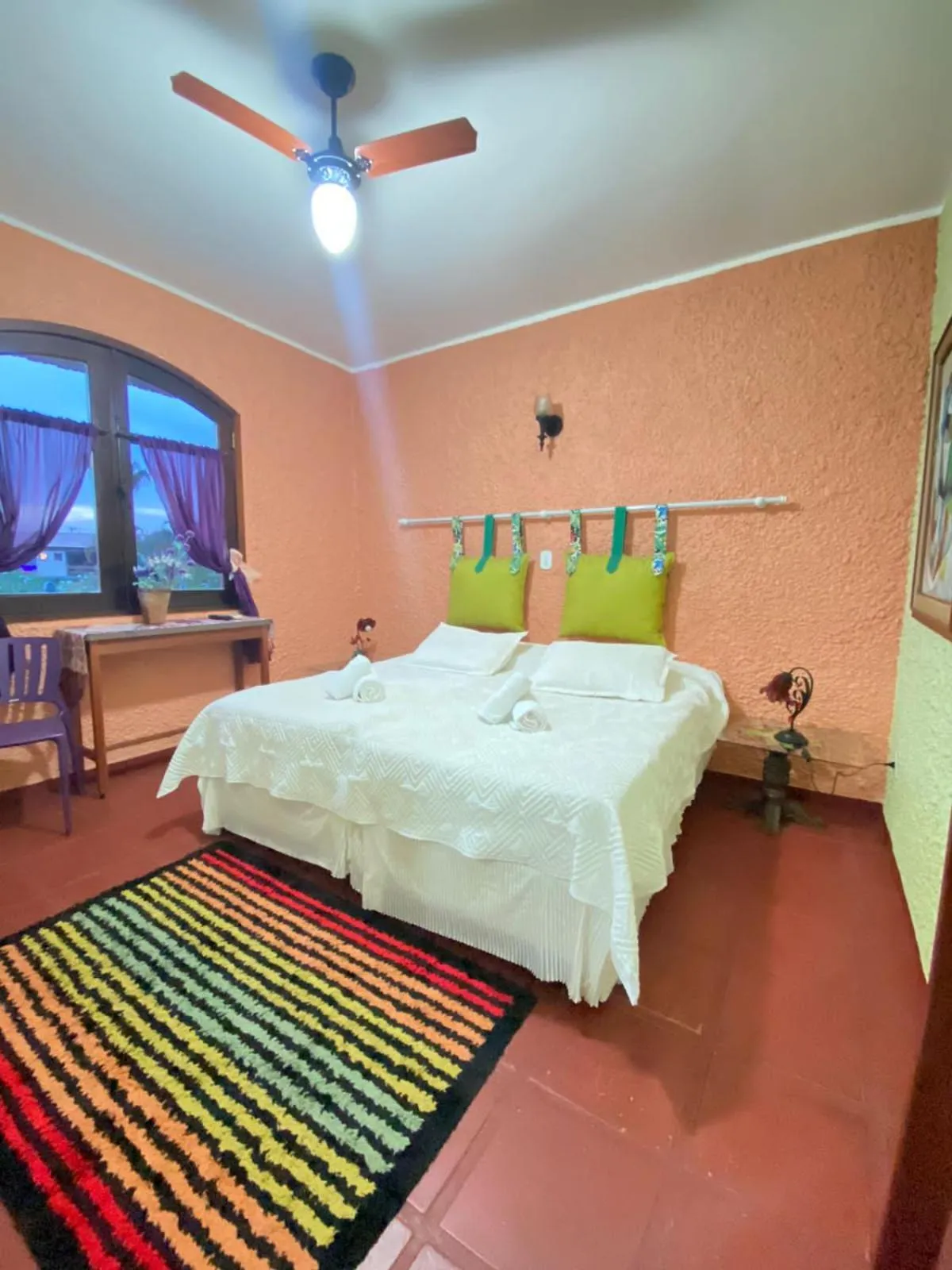 Bed in Pousada Chez Moi