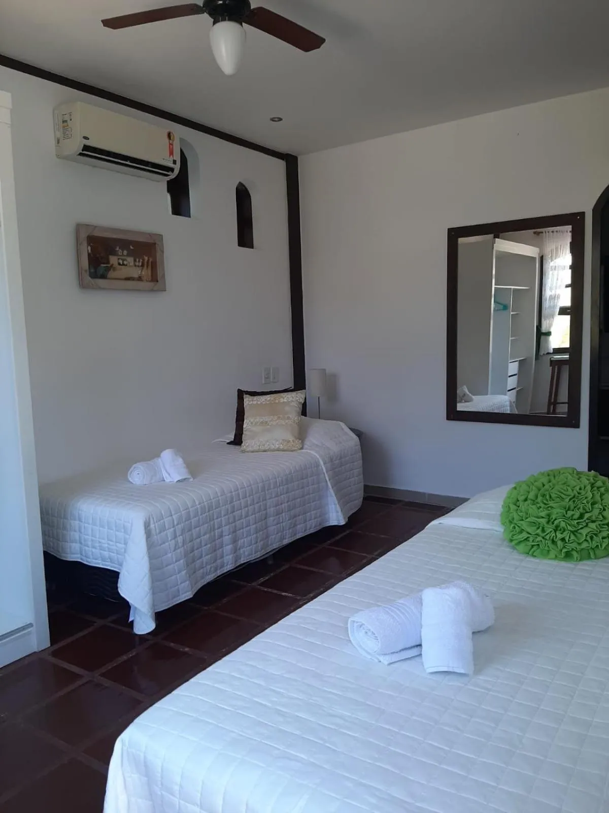 Bed in Pousada Chez Moi