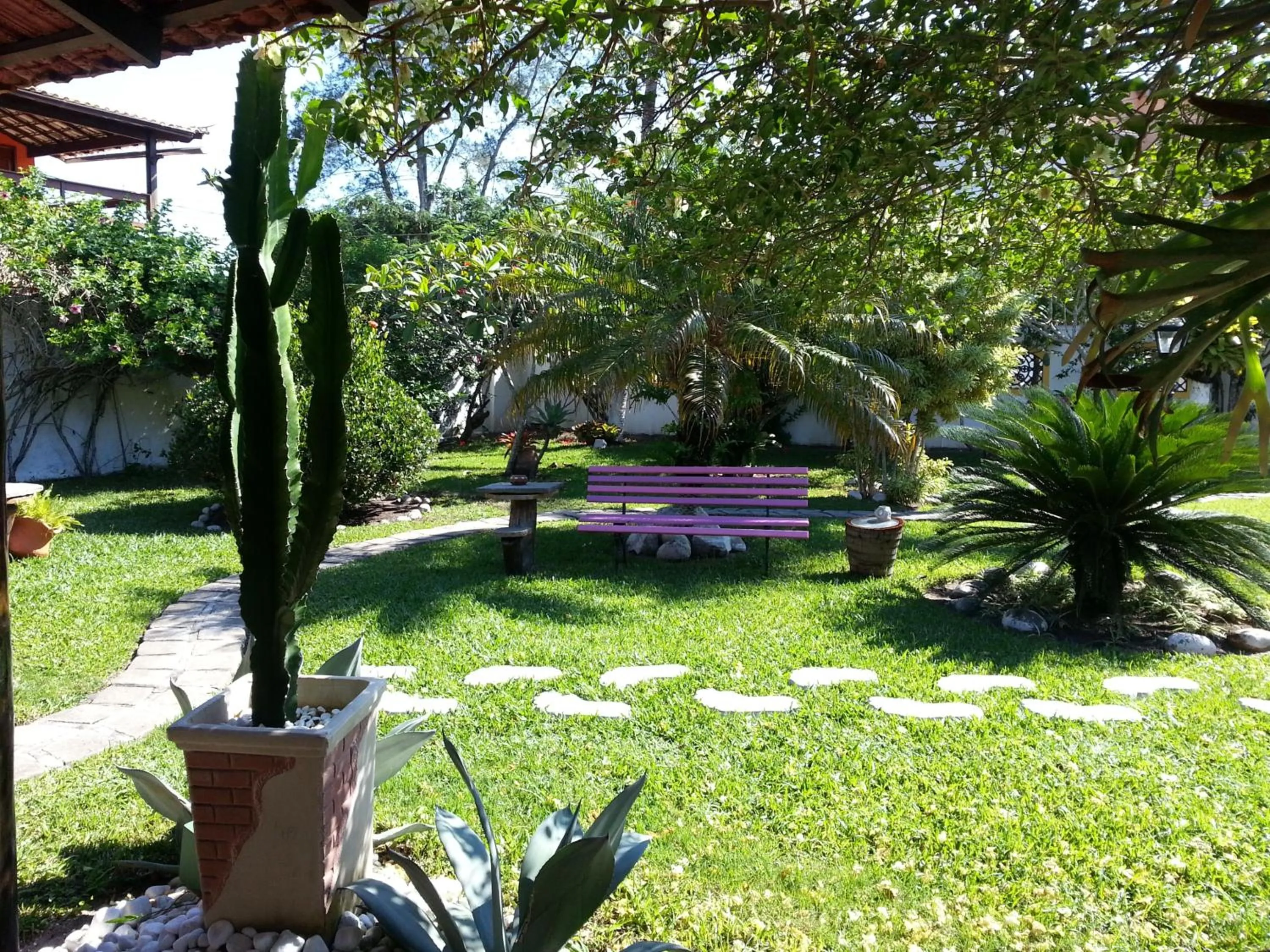 Garden in Pousada Chez Moi