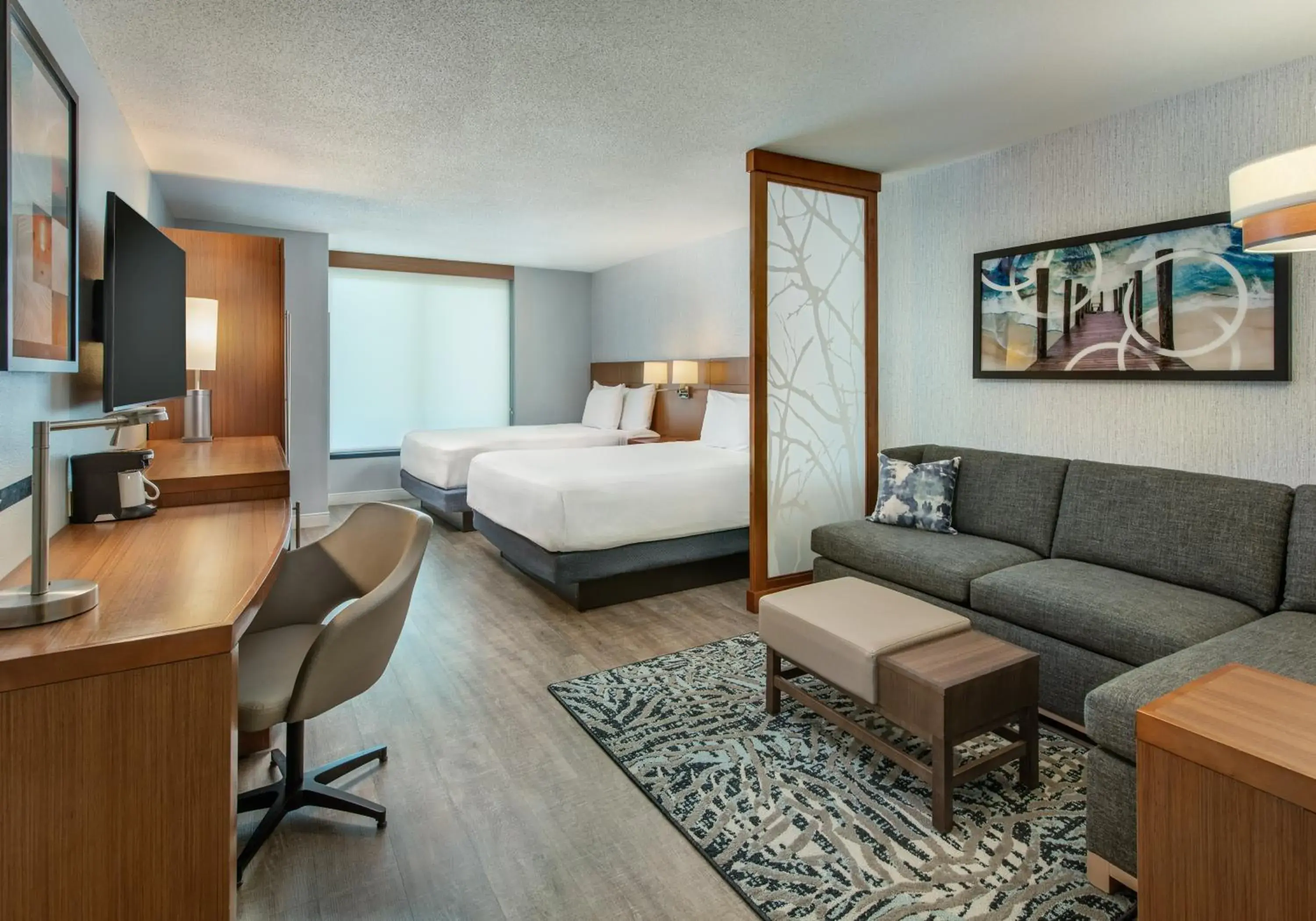 Queen Room with Two Queen Beds and Sofa Bed in Hyatt Place Dewey Beach Queen Room with Two Queen Beds and Sofa Bed in Hyatt Place Dewey Beach