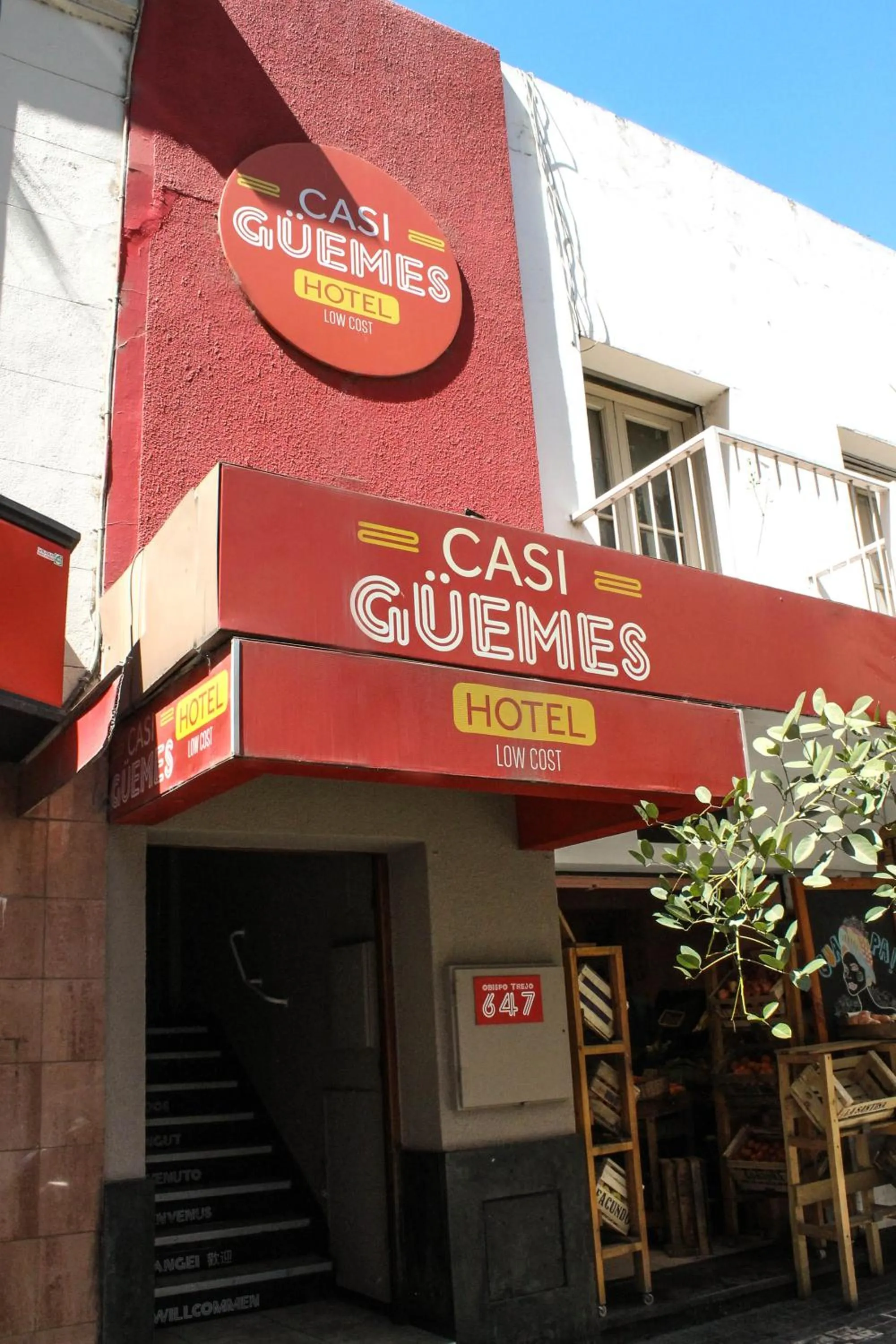 Facade/entrance in Casi Guemes Hotel