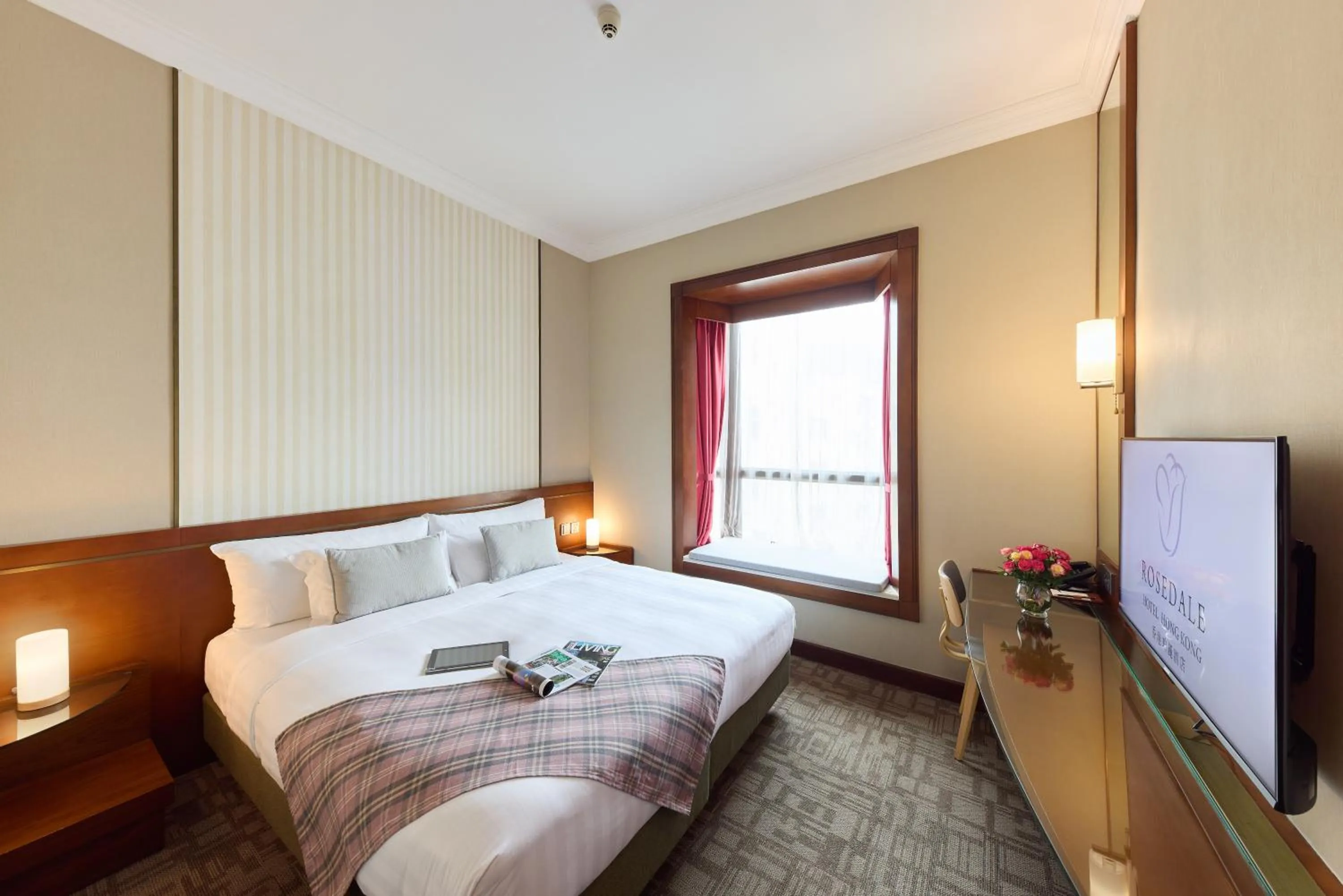 Bed in Rosedale Hotel Hong Kong