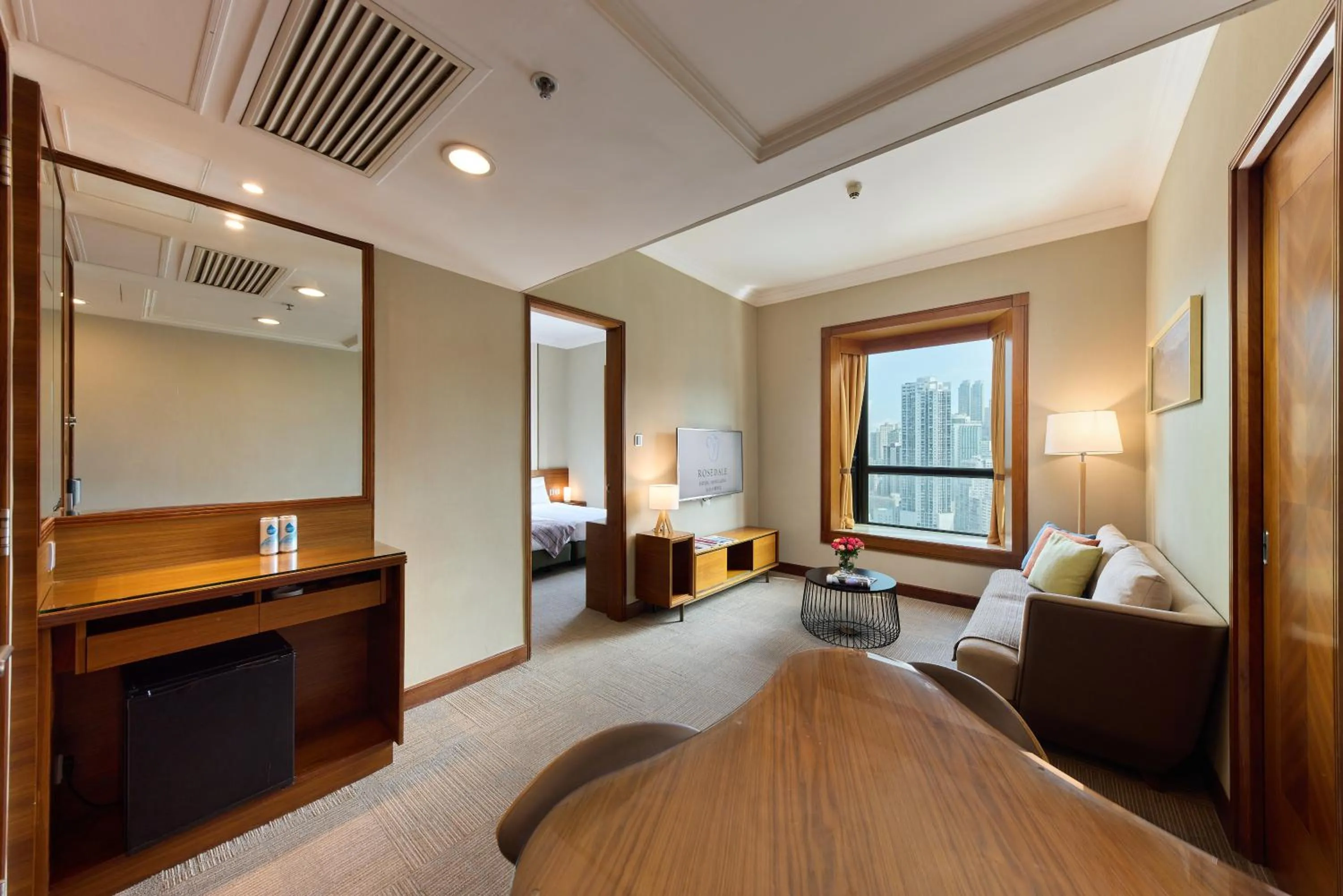 Bed in Rosedale Hotel Hong Kong