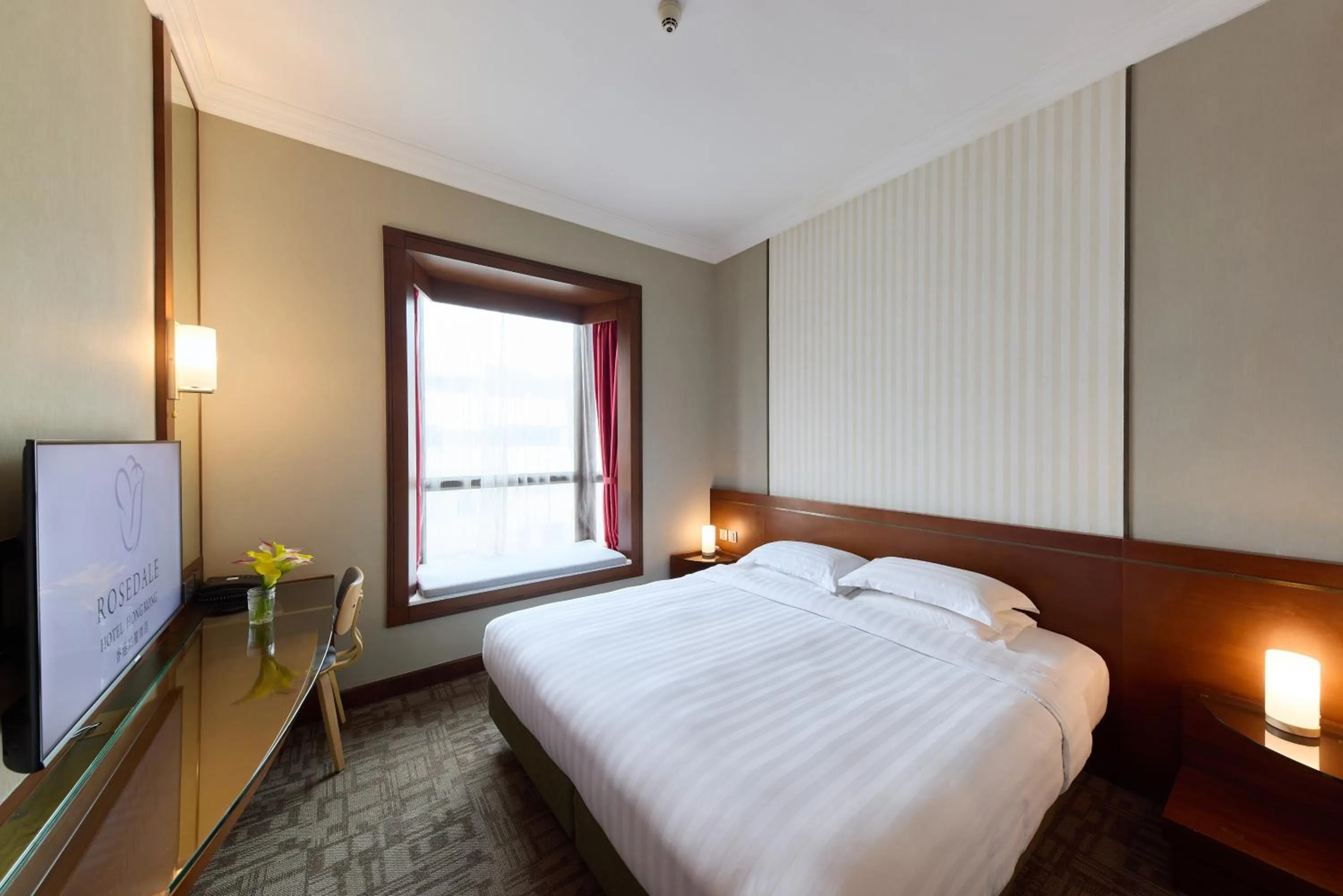 Bed in Rosedale Hotel Hong Kong