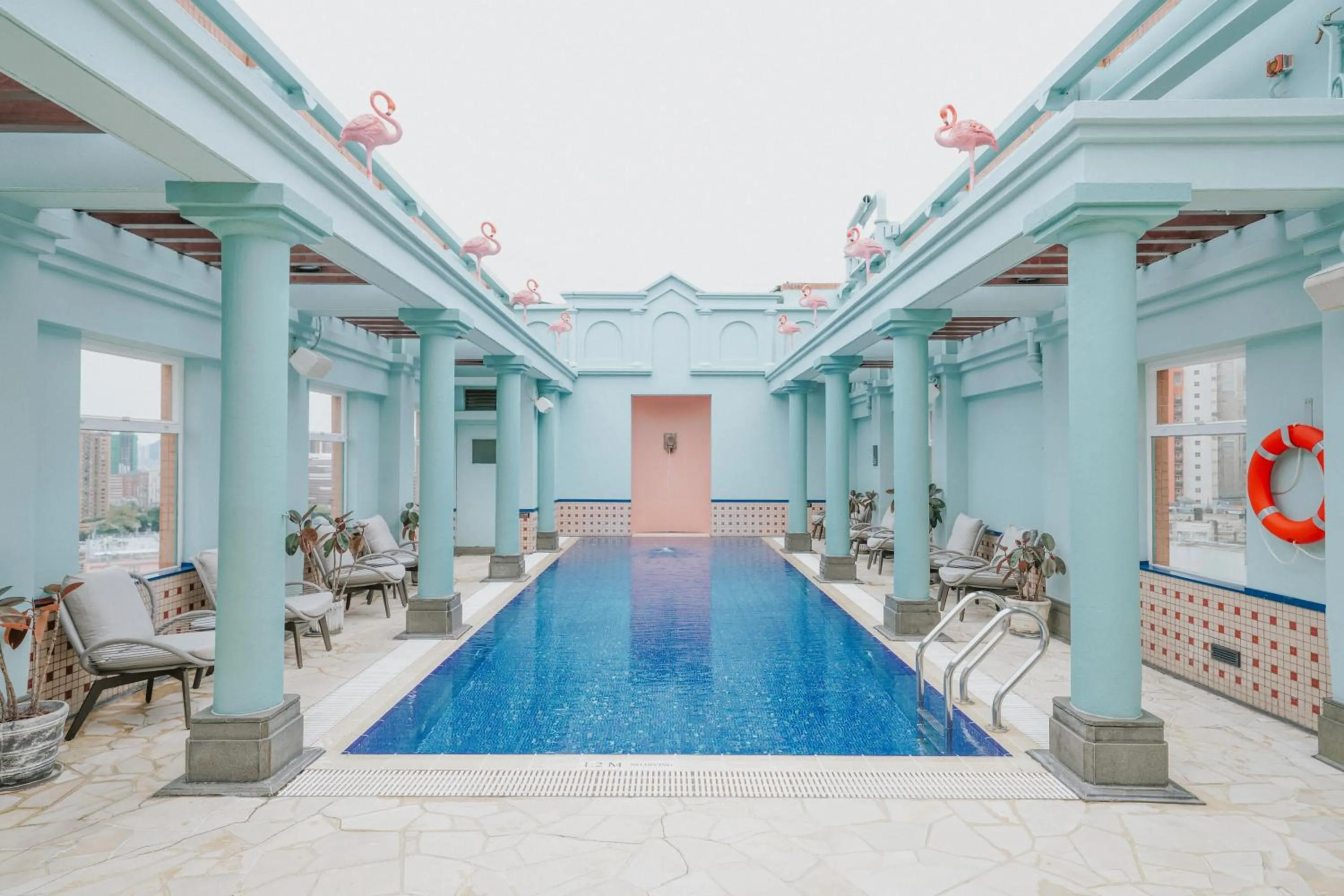 Pool view in Eaton HK