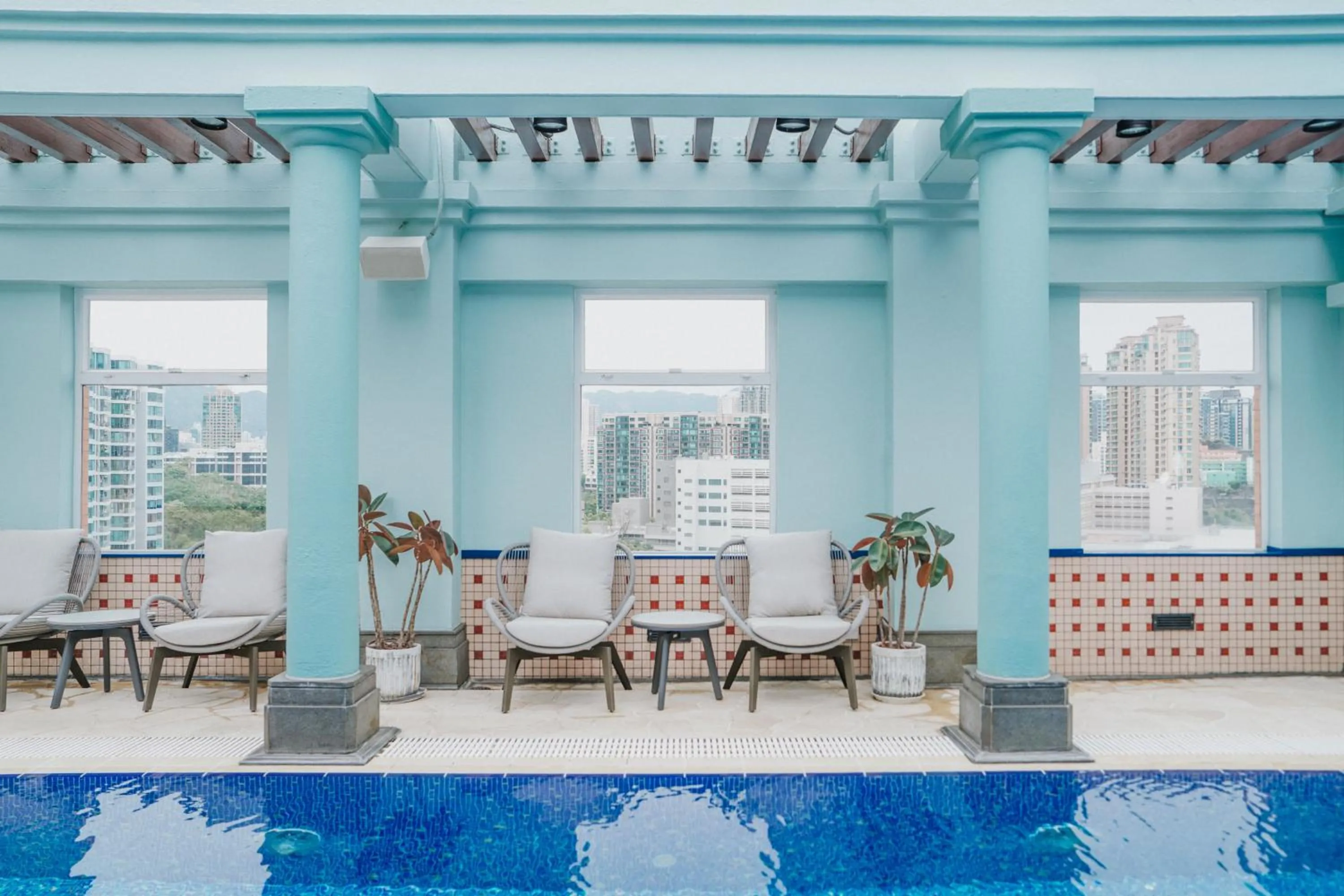 Pool view in Eaton HK