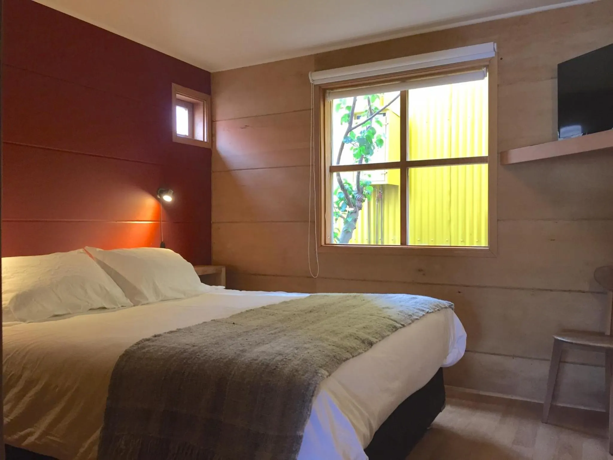 Bed in Palafito Azul Apart Hotel