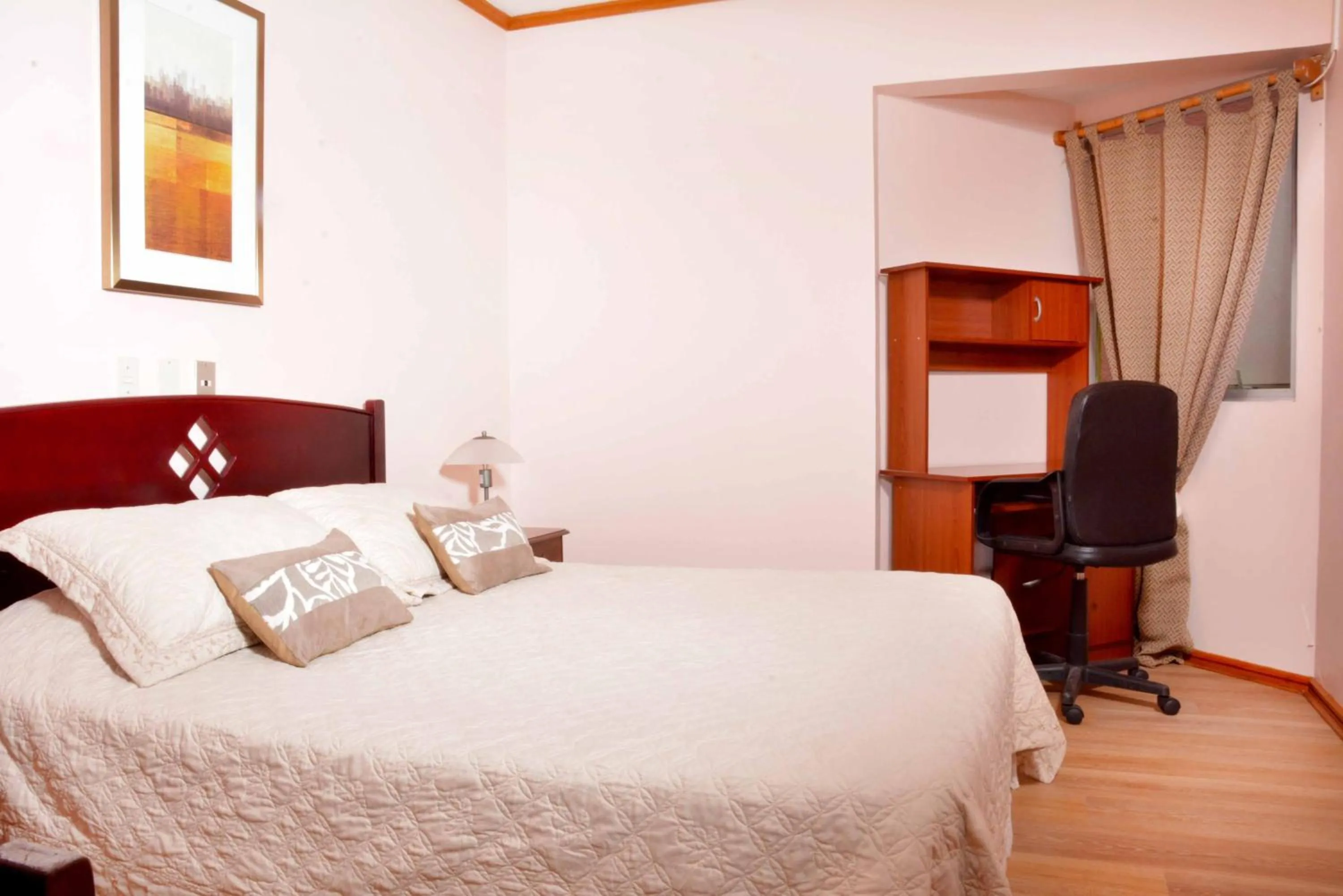 Bed in Hotel San Francisco De la Selva