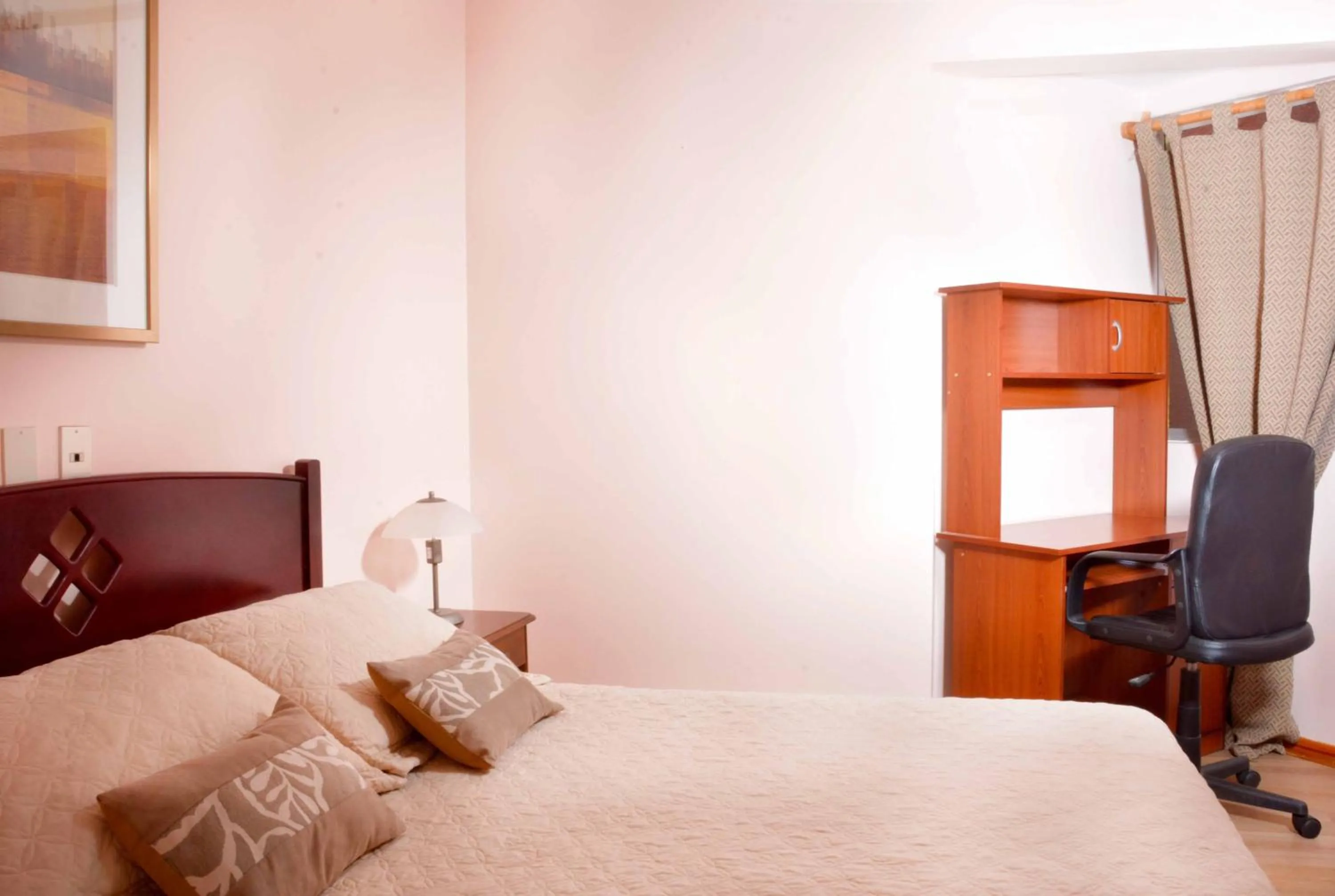 Bed in Hotel San Francisco De la Selva