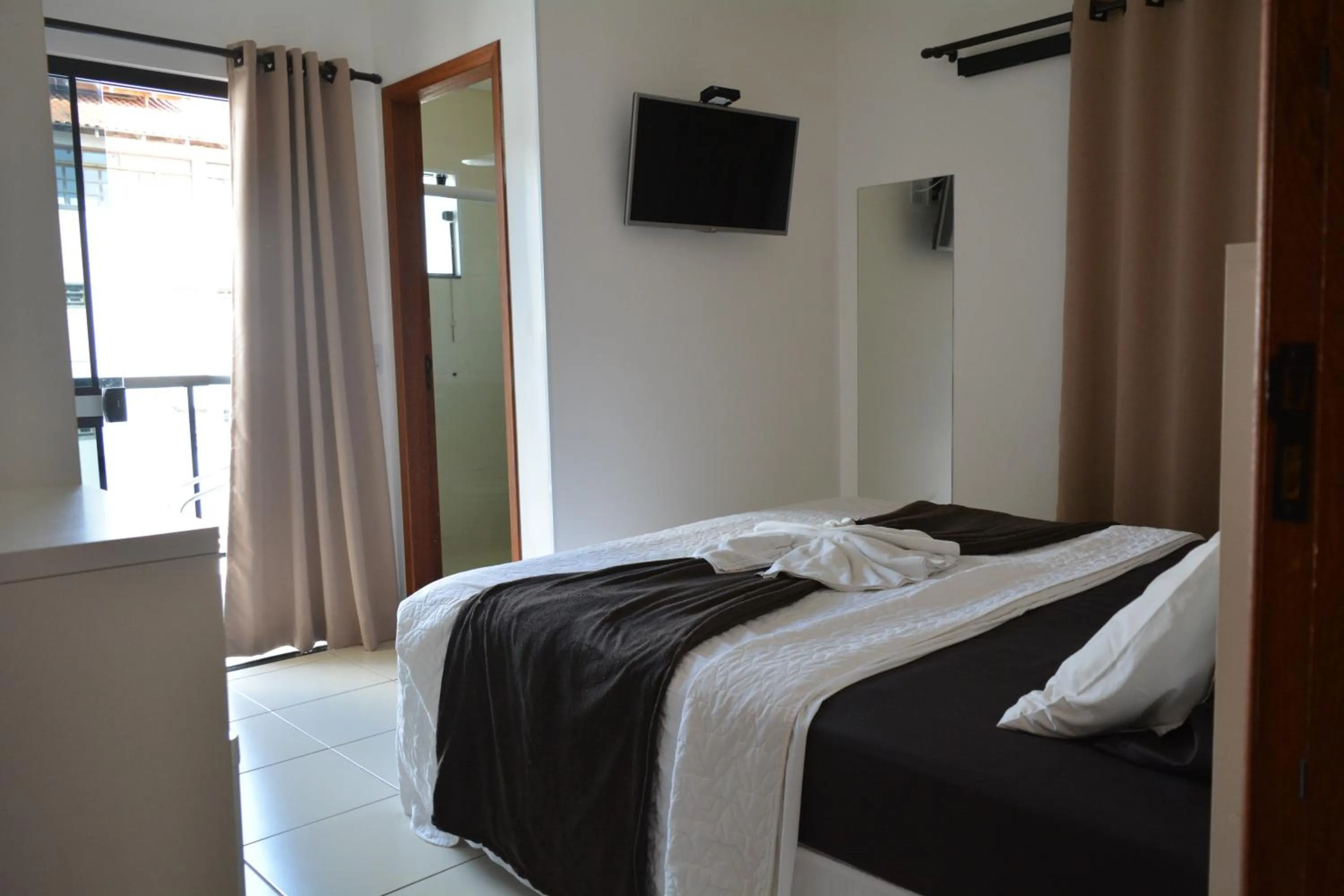 Bed in Hotel Estrela do Mar