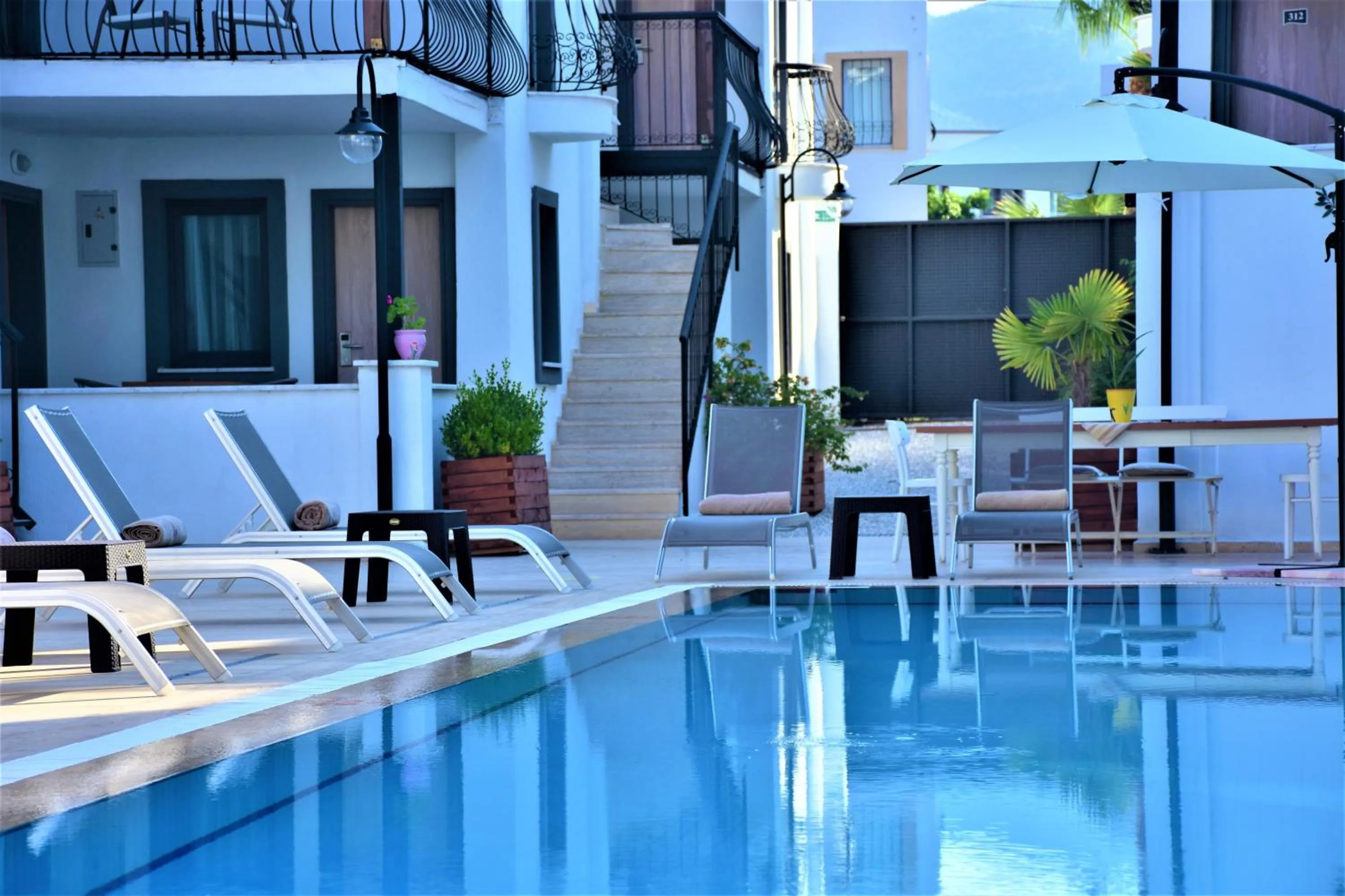 Swimming pool in Modern Life Hotel Bodrum