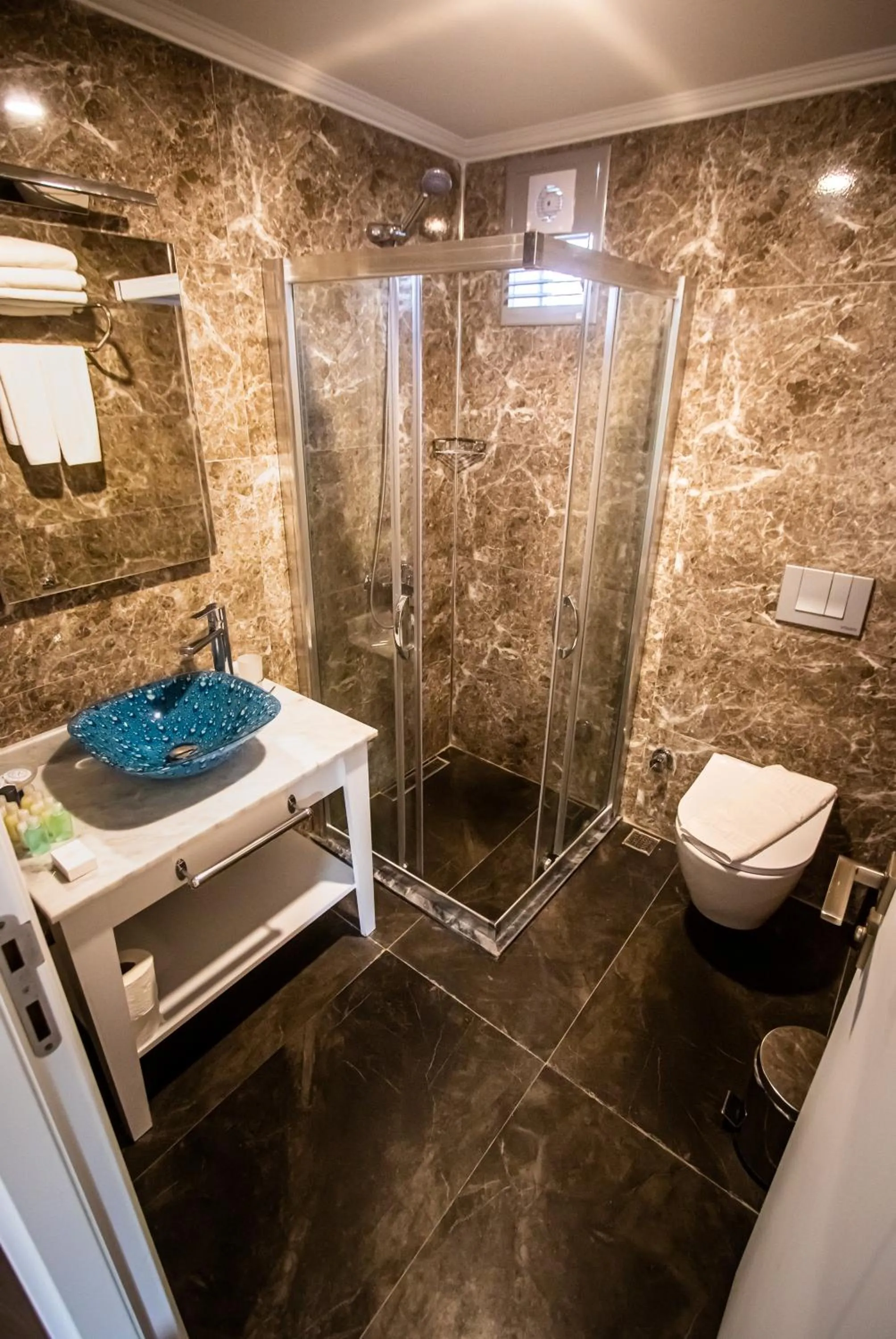 Bathroom in Modern Life Hotel Bodrum