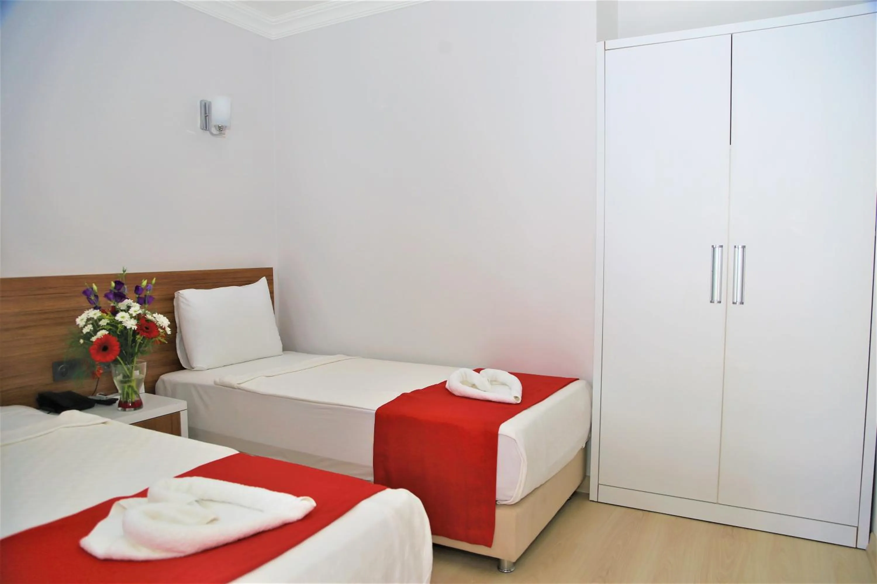 Bed in Modern Life Hotel Bodrum