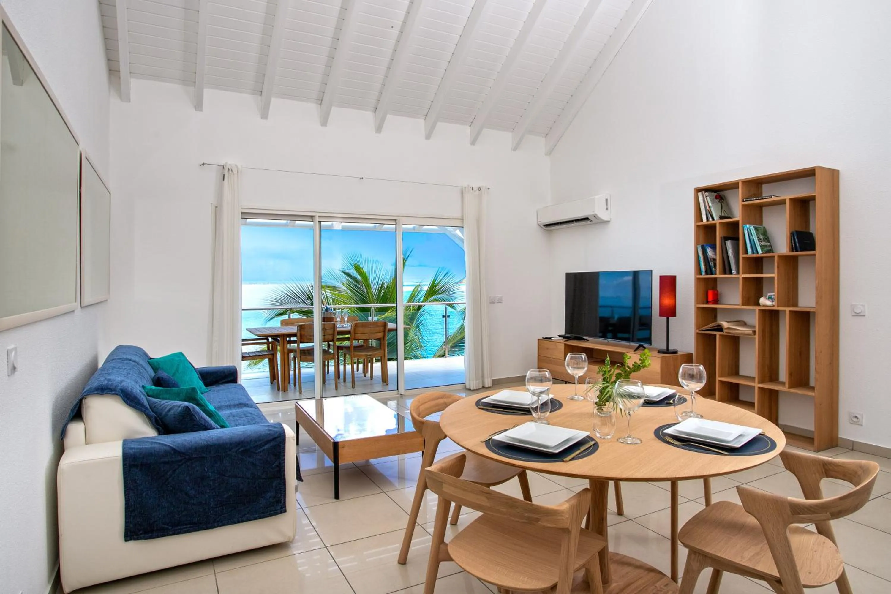 Living room in Bleu Emeraude Hotel