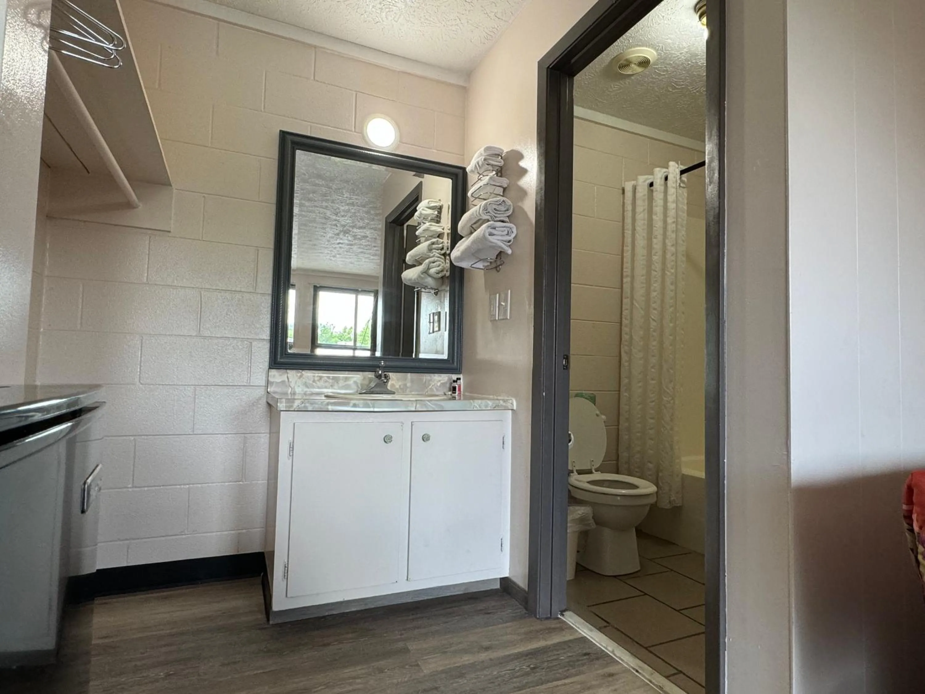 Bathroom in Economy Inn