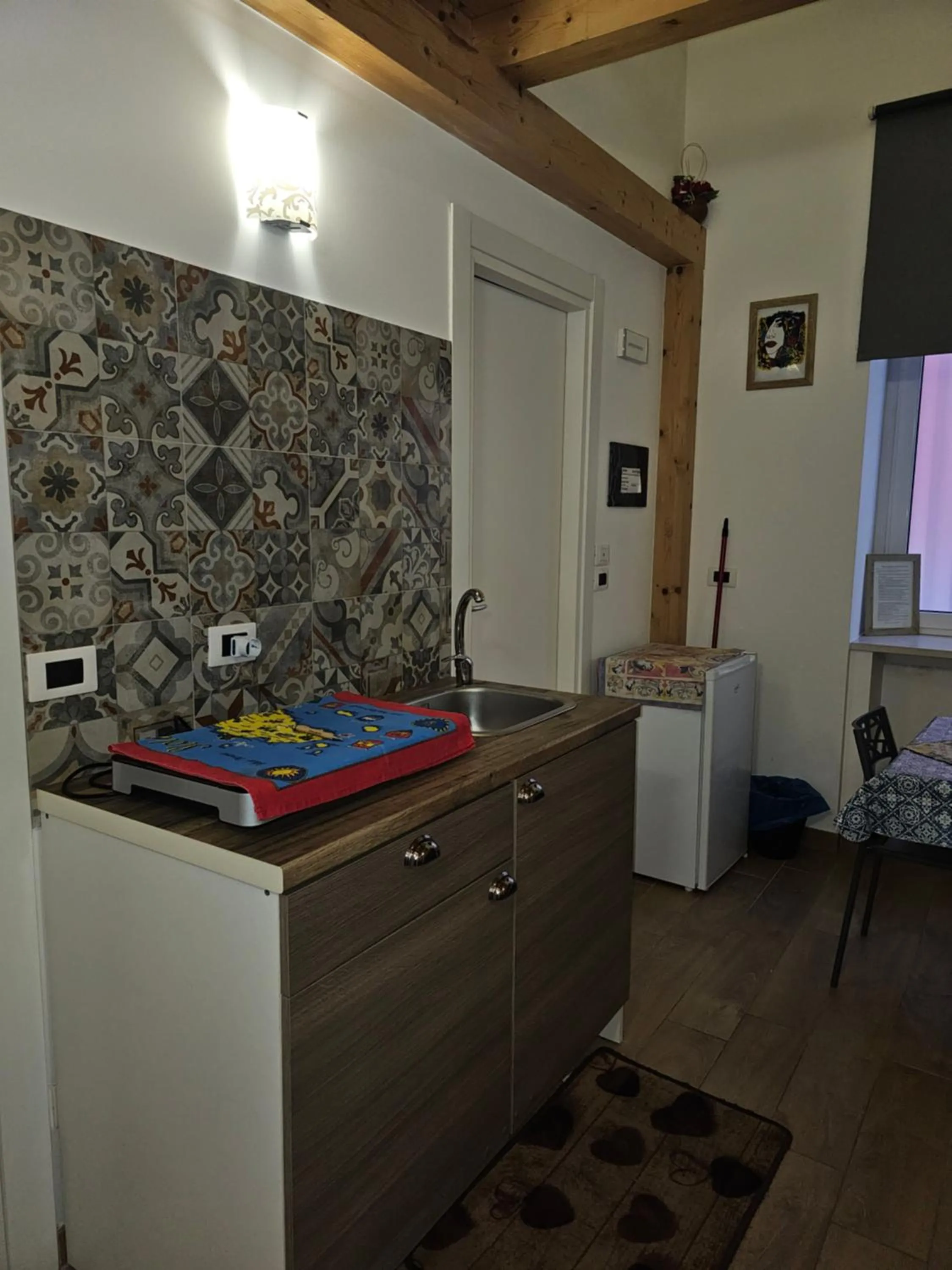 Kitchen or kitchenette in Regina Lucia casa vacanze