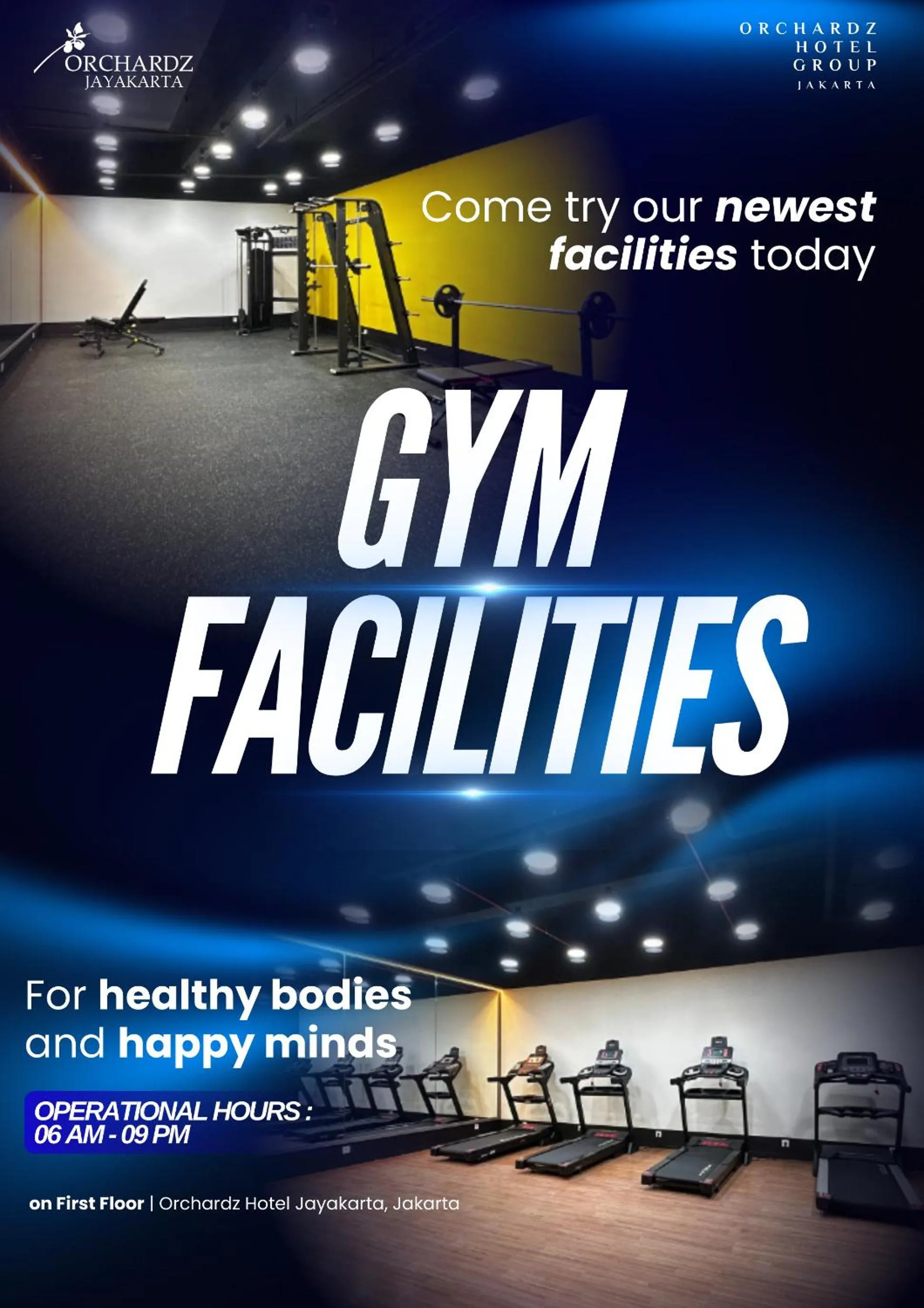 Fitness centre/facilities in Orchardz Jayakarta
